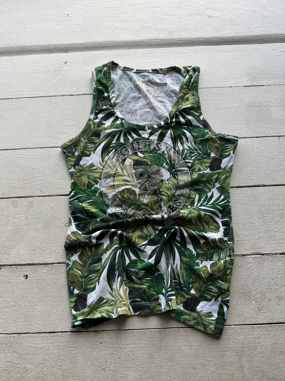 Guess 🚨AVANT-GARDE GUESS TANK WOMEN Y2k BIG LOGO Size XS / US 0-2 / IT 36-38 - 1 Thumbnail