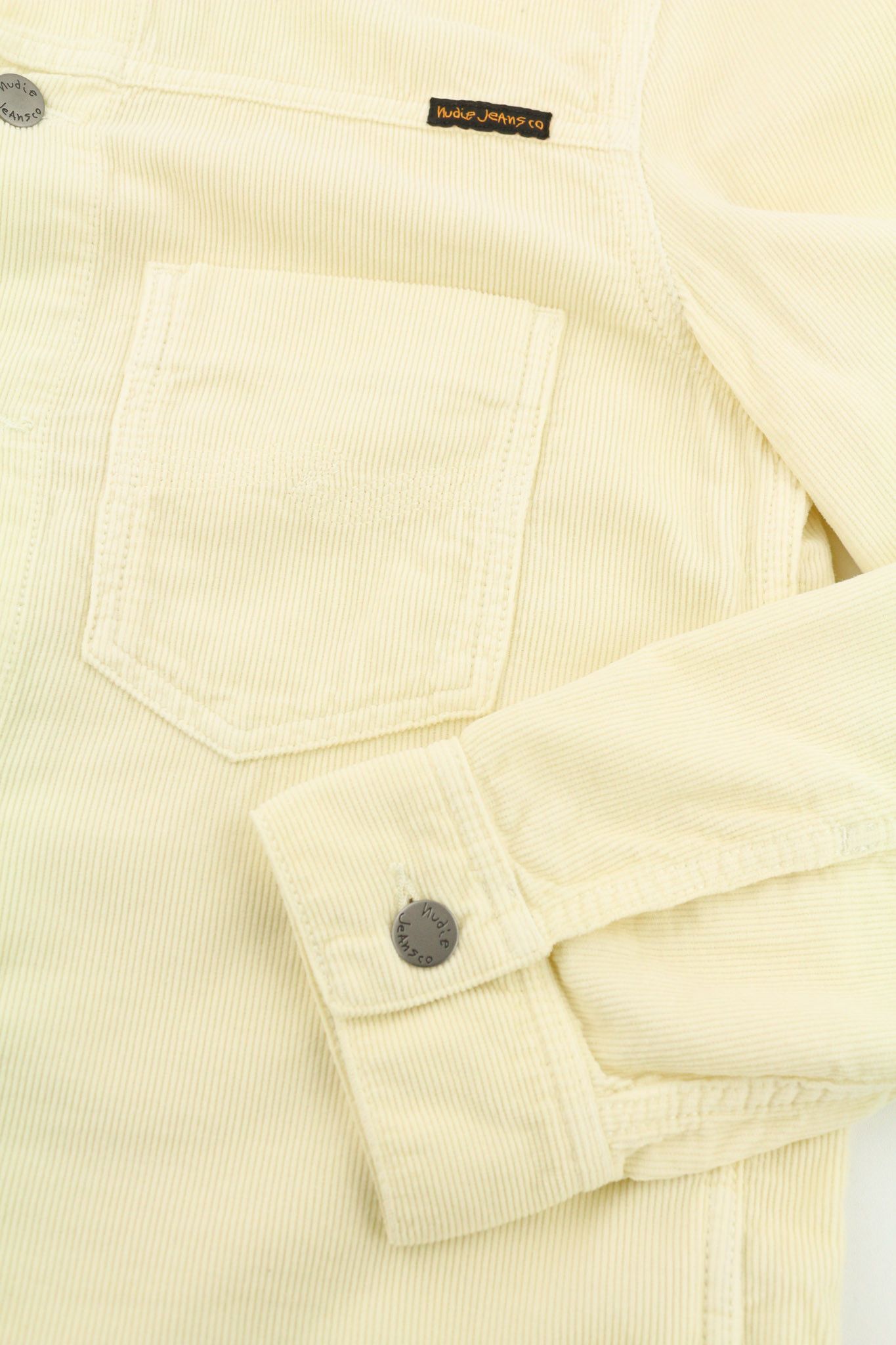 Nudie Jeans RONNY M Dusty White Cotton Corduroy Jacket 81018 Size US M / EU 48-50 / 2 - 5 Thumbnail