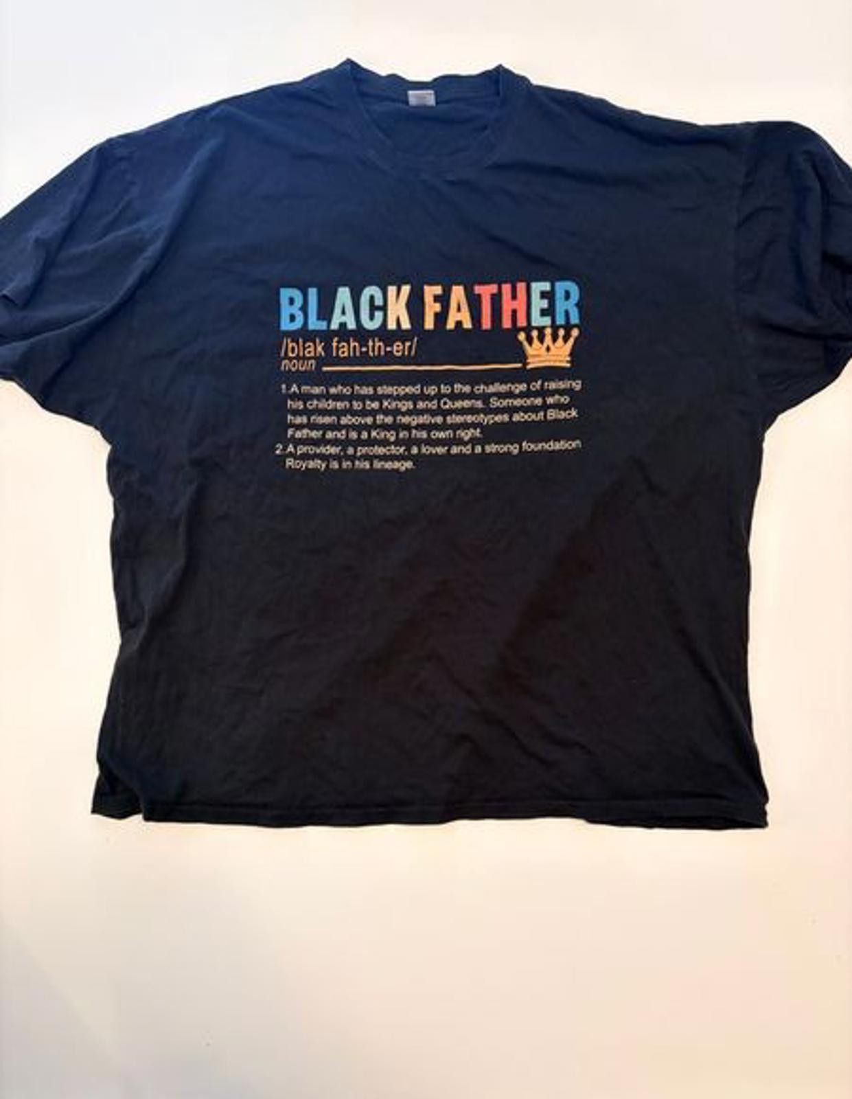 If Six Was Nine Black Father Definition T-Shirt (Size 3XL) Size US XXL / EU 58 / 5 - 1 Thumbnail