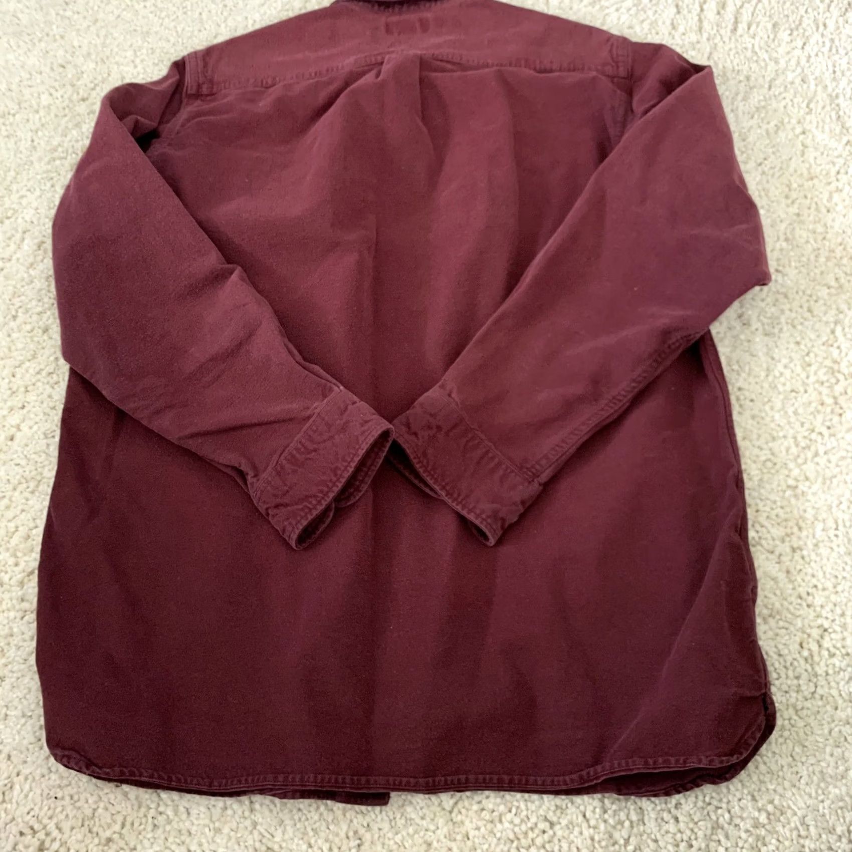 Vintage VINTAGE L.L. Bean Shirt Mens LT Chamois Wool? No, shirt. Size US L / EU 52-54 / 3 - 4 Thumbnail