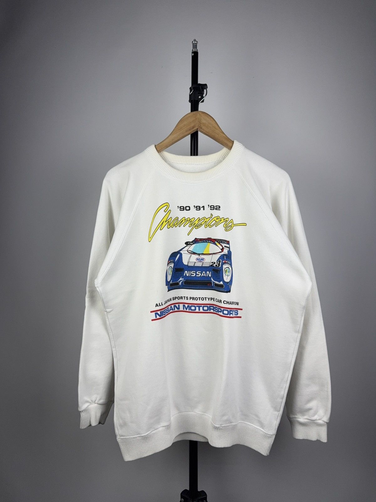 Japanese Brand × Vintage 90s Japan NISMO Racing Team Nissan Motorsports Sweatshirt Size US L / EU 52-54 / 3 - 1 Thumbnail