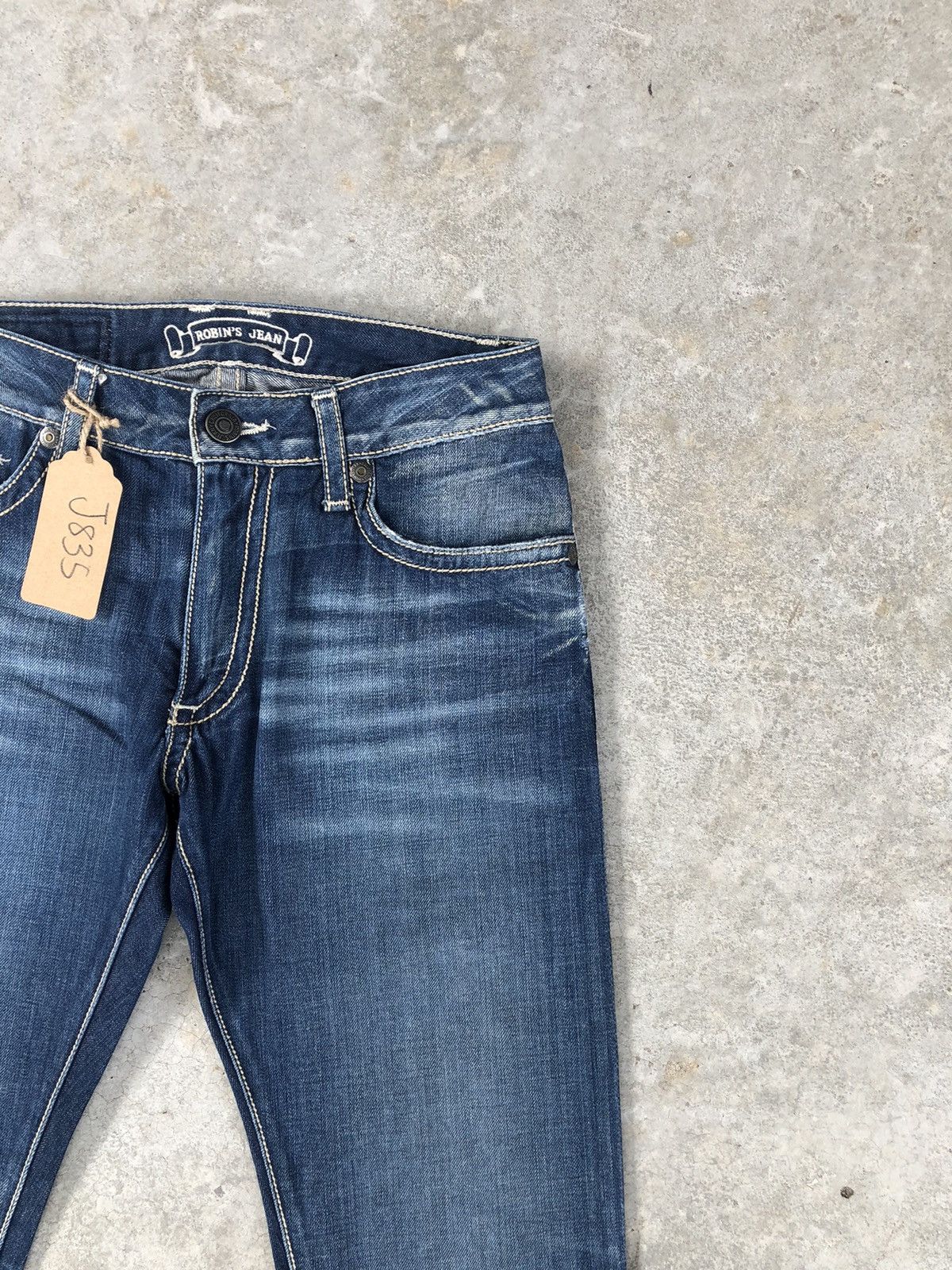 Robins Jeans Vintage Robin’s Embroidered Chrome Distressed Jeans Size US 28 / EU 44 - 5 Thumbnail