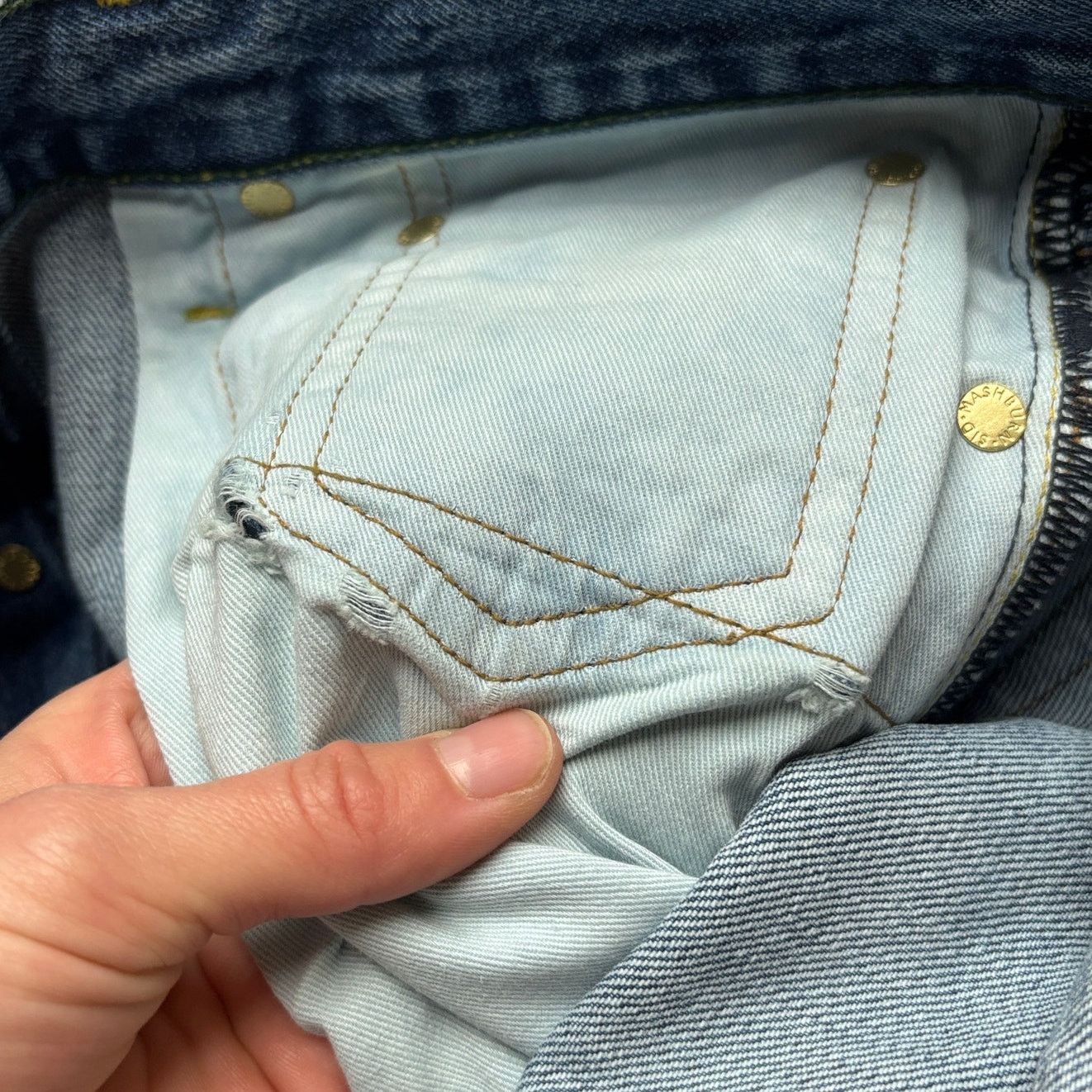 Sid Mashburn $175 Sid Mashburn Slim Straight Jeans 30x30 Made in USA Size US 30 / EU 46 - 12 Thumbnail
