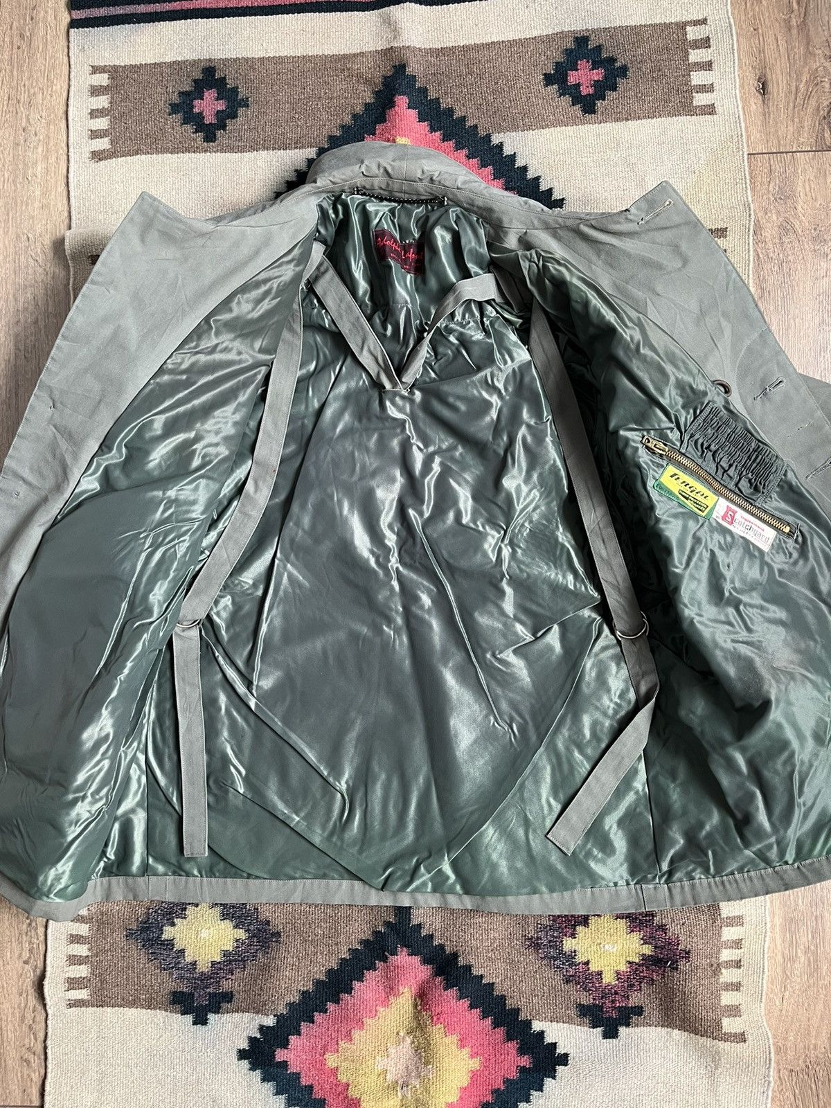 Other Adolphe Lafont 50s Olive Scotchgard France Hunting Jacket Size US L / EU 52-54 / 3 - 11 Thumbnail