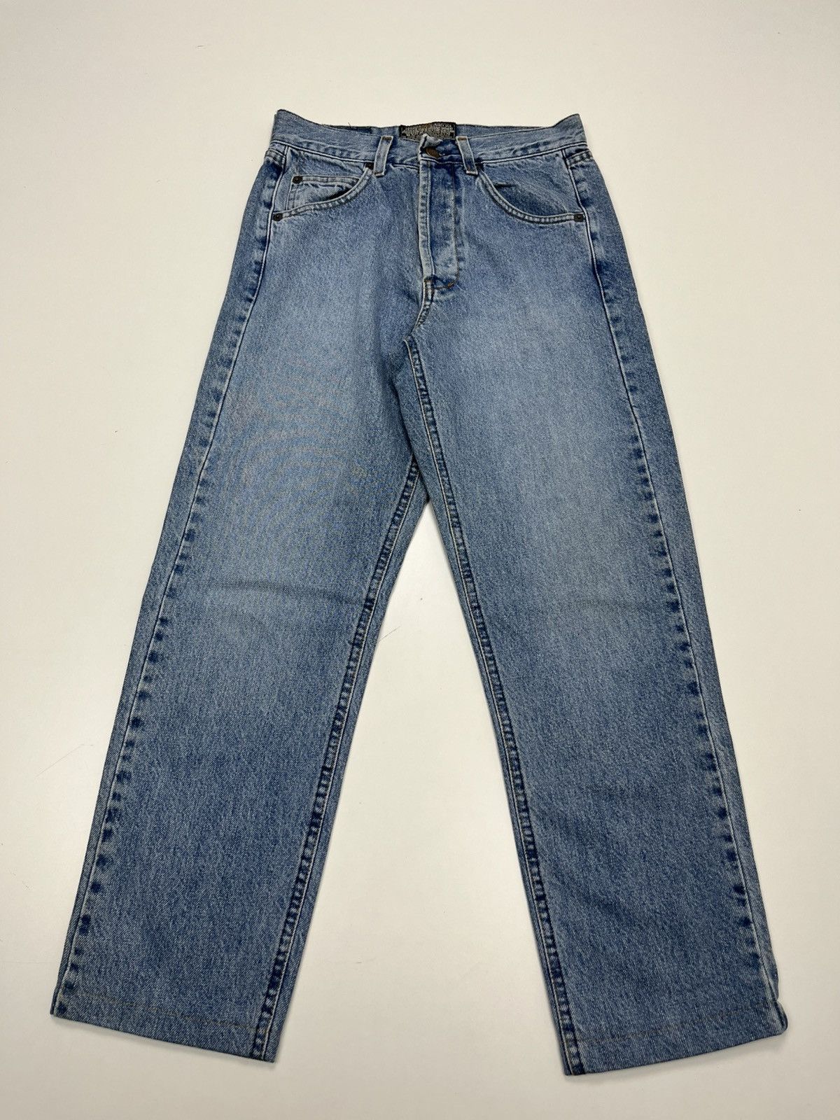 Avirex Avirex tight denim straight cut jeans lightcolored men jeans Size US 27 - 1 Thumbnail
