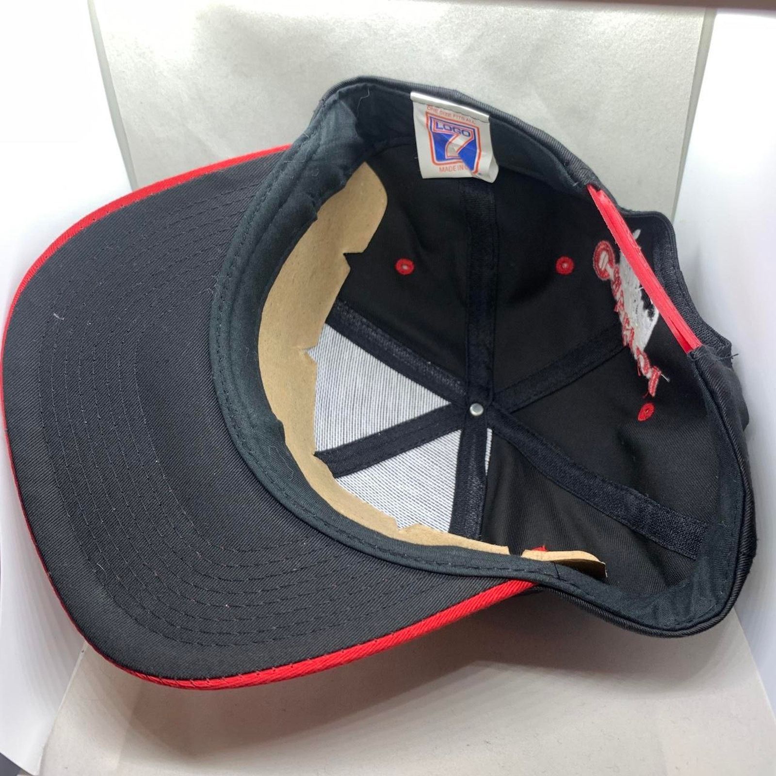Logo 7 vintage 90’s NASCAR JOHN FORCE RACING snapback hat cap NOS Size ONE SIZE - 4 Thumbnail