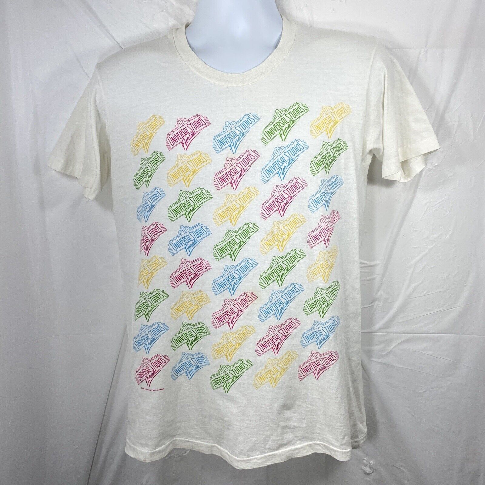 Universal Studios Vintage Universal Studios 1990 Tee Logo Graphic T Shirt Size US M / EU 48-50 / 2 - 1 Thumbnail