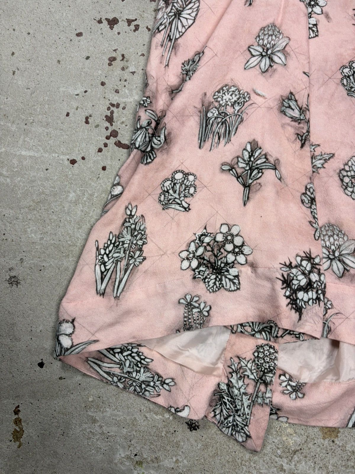 Vivienne Westwood Vivienne Westwood Red Label 2013 Pink Floral Print Dress Size M / US 6-8 / IT 42-44 - 15 Thumbnail