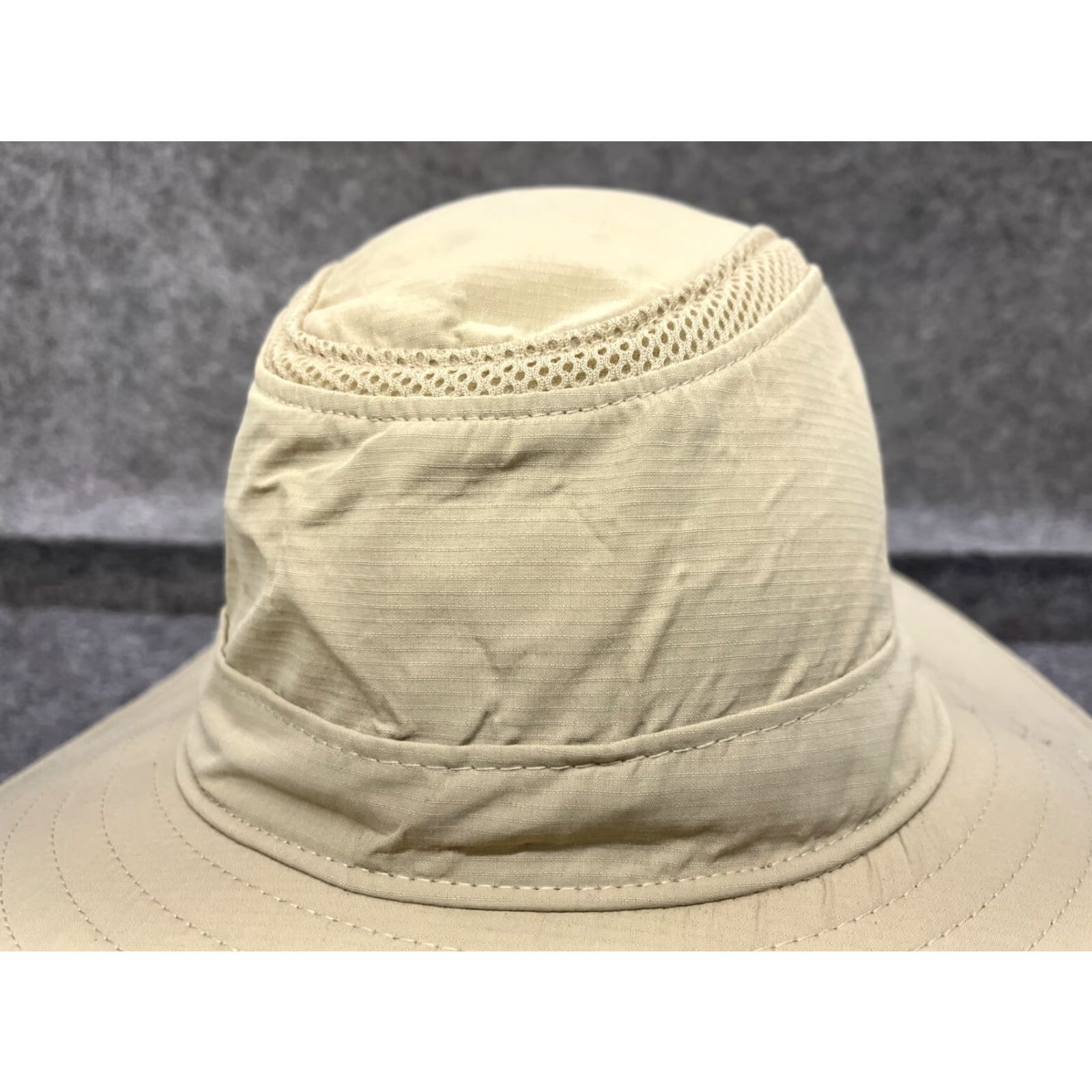 Port Authority Port Authority No Fly Zone Sun Hat Adult XL Beige Poly Blend Bug Shield Bucket Hat Men Size ONE SIZE - 2 Thumbnail