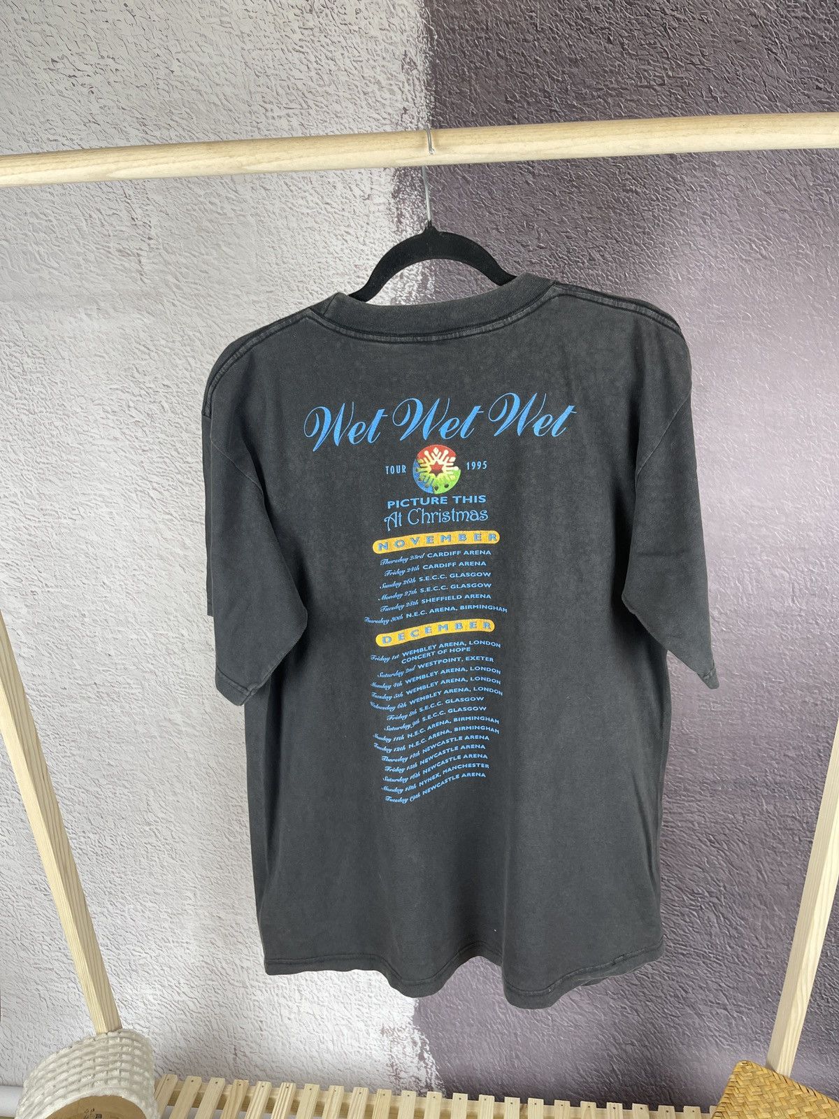 Band Tees Wet Wet Wet vintage 1995 Picture This at Christmas tour tee Size US L / EU 52-54 / 3 - 2 Thumbnail