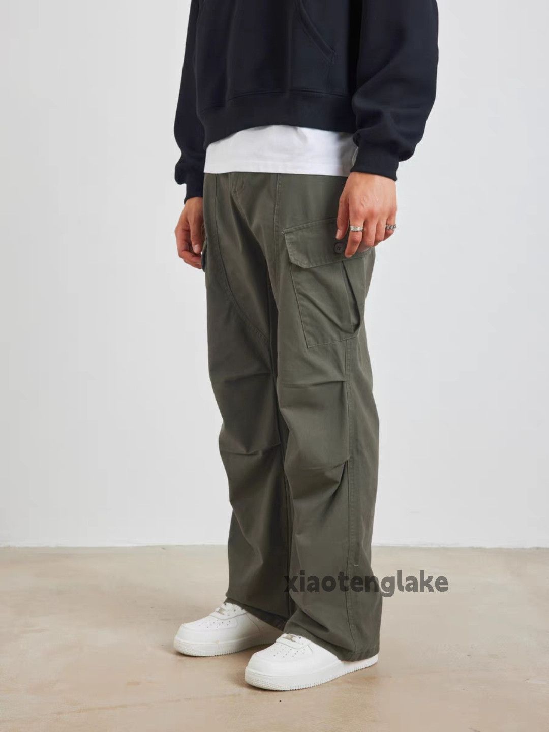 Designer × Japanese Brand × Vintage washed faded utility military patchwork cargo pants Size US 28 / EU 44 - 1 Thumbnail