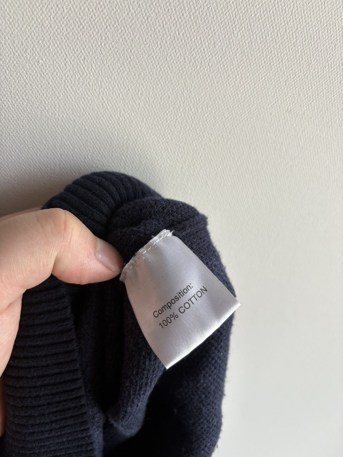 Vintage Vintage Streetwear Hype Design Dark Blue Knitwear Sweater Size US L / EU 52-54 / 3 - 5 Thumbnail