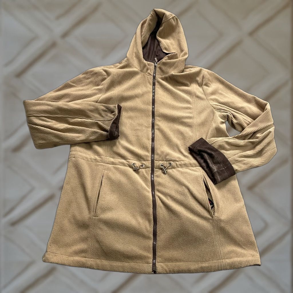 Vintage Weather Tamer Jacket Womens Reversible Hooded Full Zip Corduroy Brown M Size M / US 6-8 / IT 42-44 - 1 Thumbnail