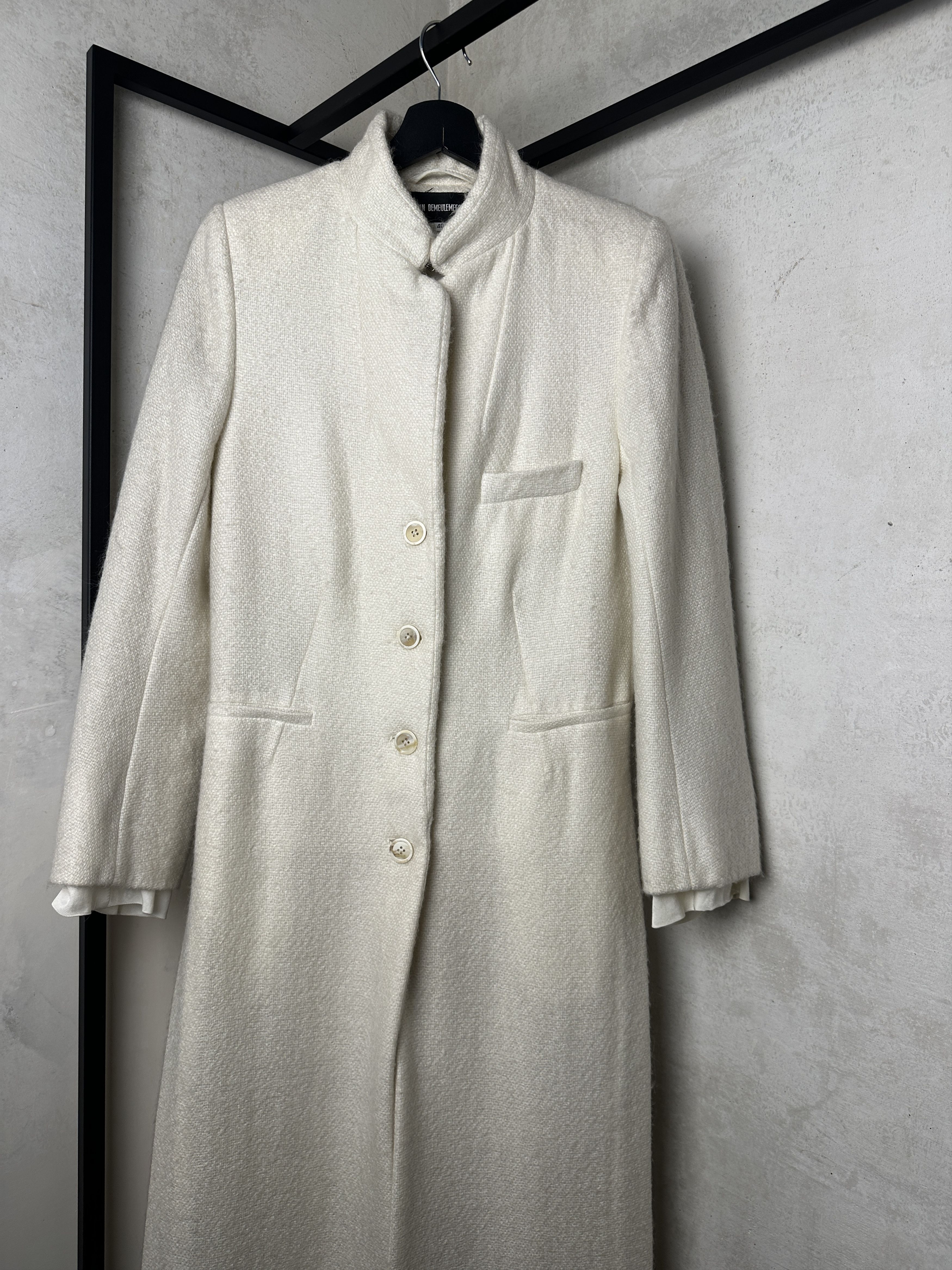 Ann Demeulemeester Ann Demeulemeester FW13 Milk Maxi Coat Size S / US 4 / IT 40 - 3 Thumbnail