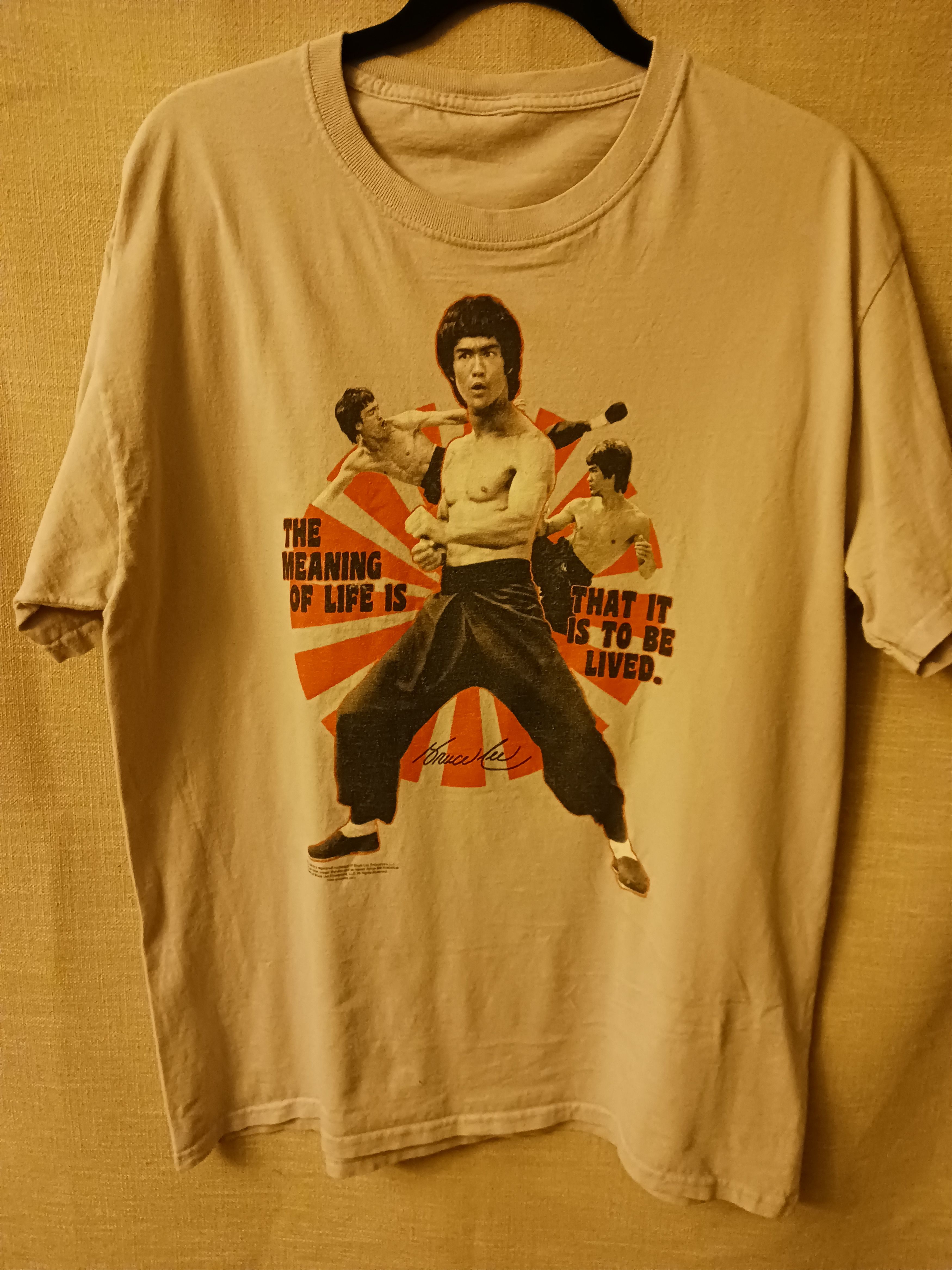 Other Vintage Bruce Lee "The Meaning of Life" 100% Cotton T-Shirt Size US M / EU 48-50 / 2 - 1 Thumbnail