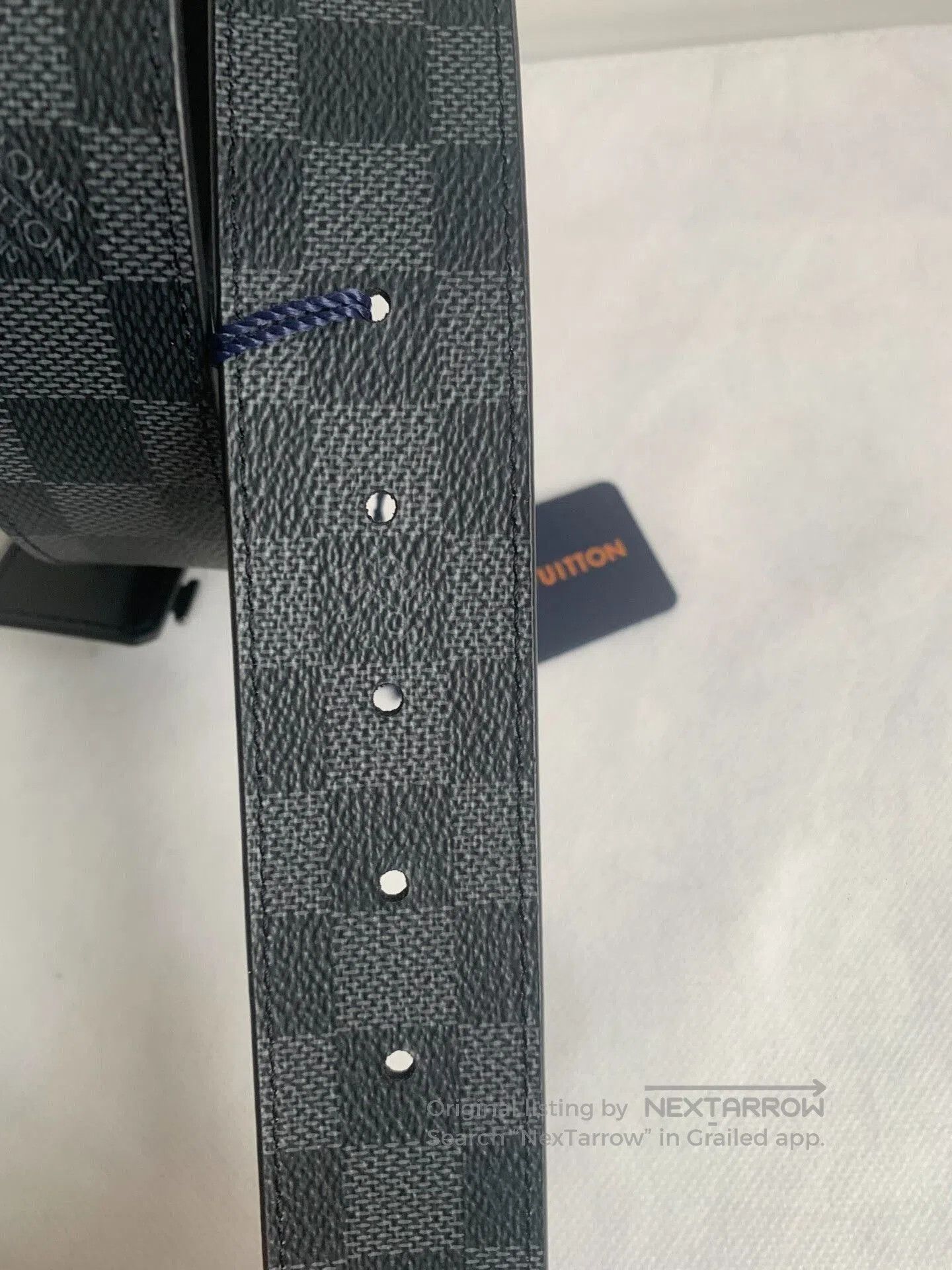 Louis Vuitton LV Damier Check Belt M0213. Size ONE SIZE - 6 Thumbnail