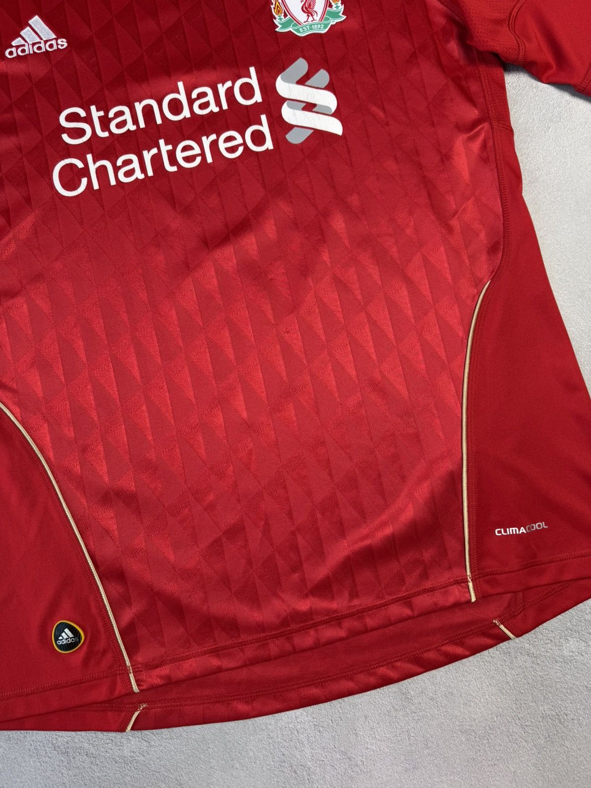 Adidas Liverpool 2010 2011 Home Football Shirt Soccer Jersey Adidas Size US L / EU 52-54 / 3 - 4 Thumbnail