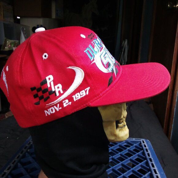 NASCAR Deadstock Vintage Dura-Lube 500 NASCAR Snap Hat Cap Size ONE SIZE - 5 Thumbnail