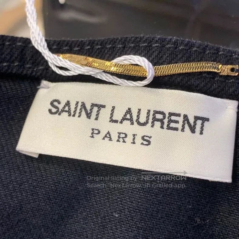Saint Laurent Paris Saint Laurent Denim Strapless Dress Size US 36 / EU 52 - 5 Thumbnail