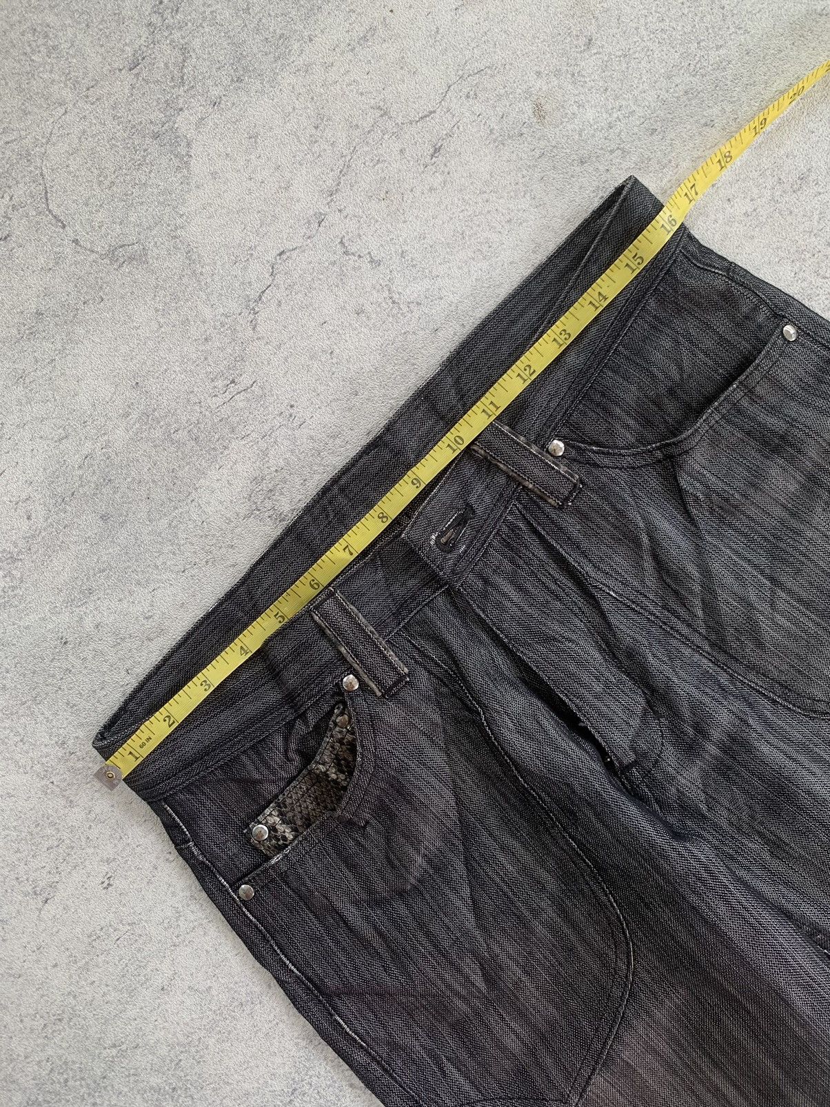 If Six Was Nine × Japanese Brand × Tornado Mart Takaiq japanese snake skin pocket pants Size US 32 / EU 48 - 7 Thumbnail