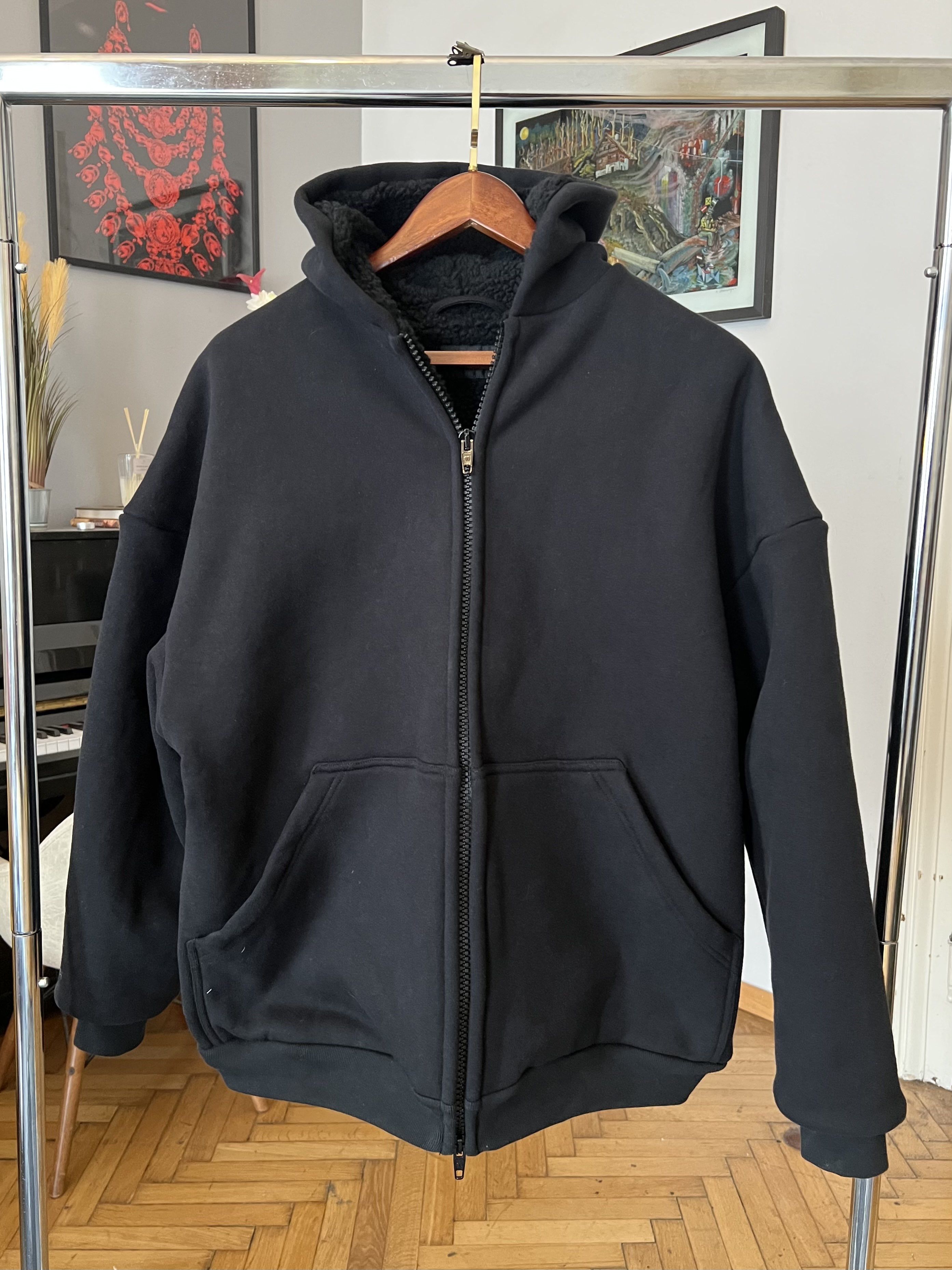 Balenciaga Balenciaga 3B Logo Fleece Zip Up Jacket Size US L / EU 52-54 / 3 - 2 Thumbnail