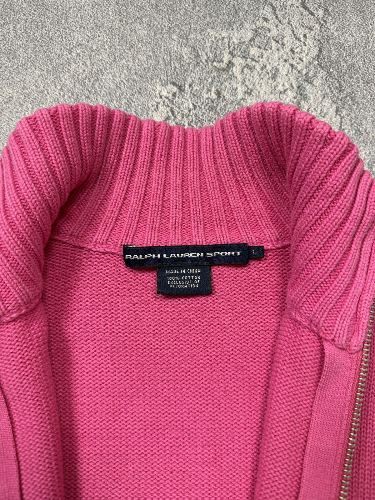 Polo Ralph Lauren Vintage Polo Ralph Lauren Casual Stripe Zip Sweater Y2K Size L / US 10 / IT 46 - 13 Thumbnail