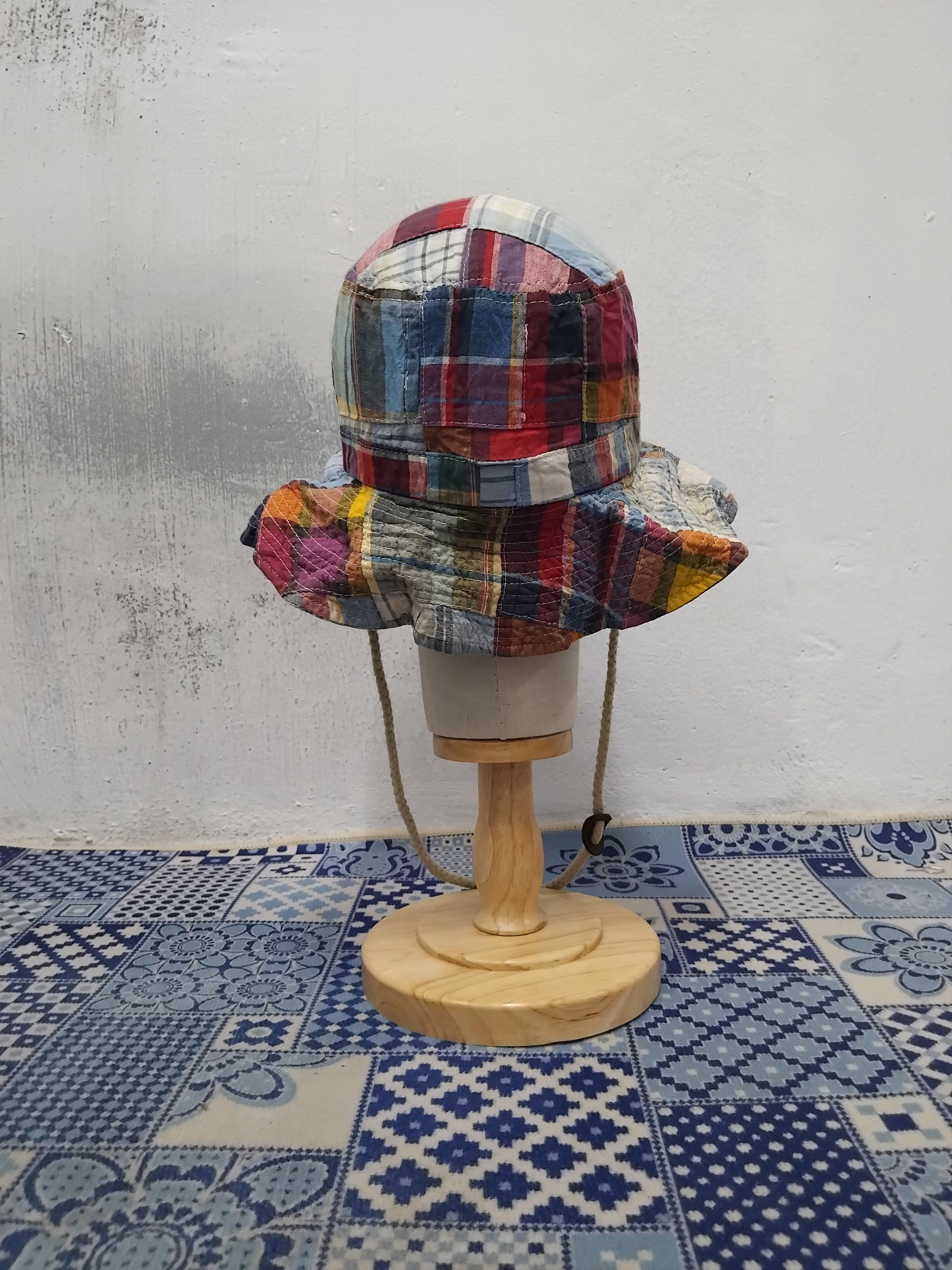 Japanese Brand 💥Pony go round checkered multicolour hat Size ONE SIZE - 6 Thumbnail