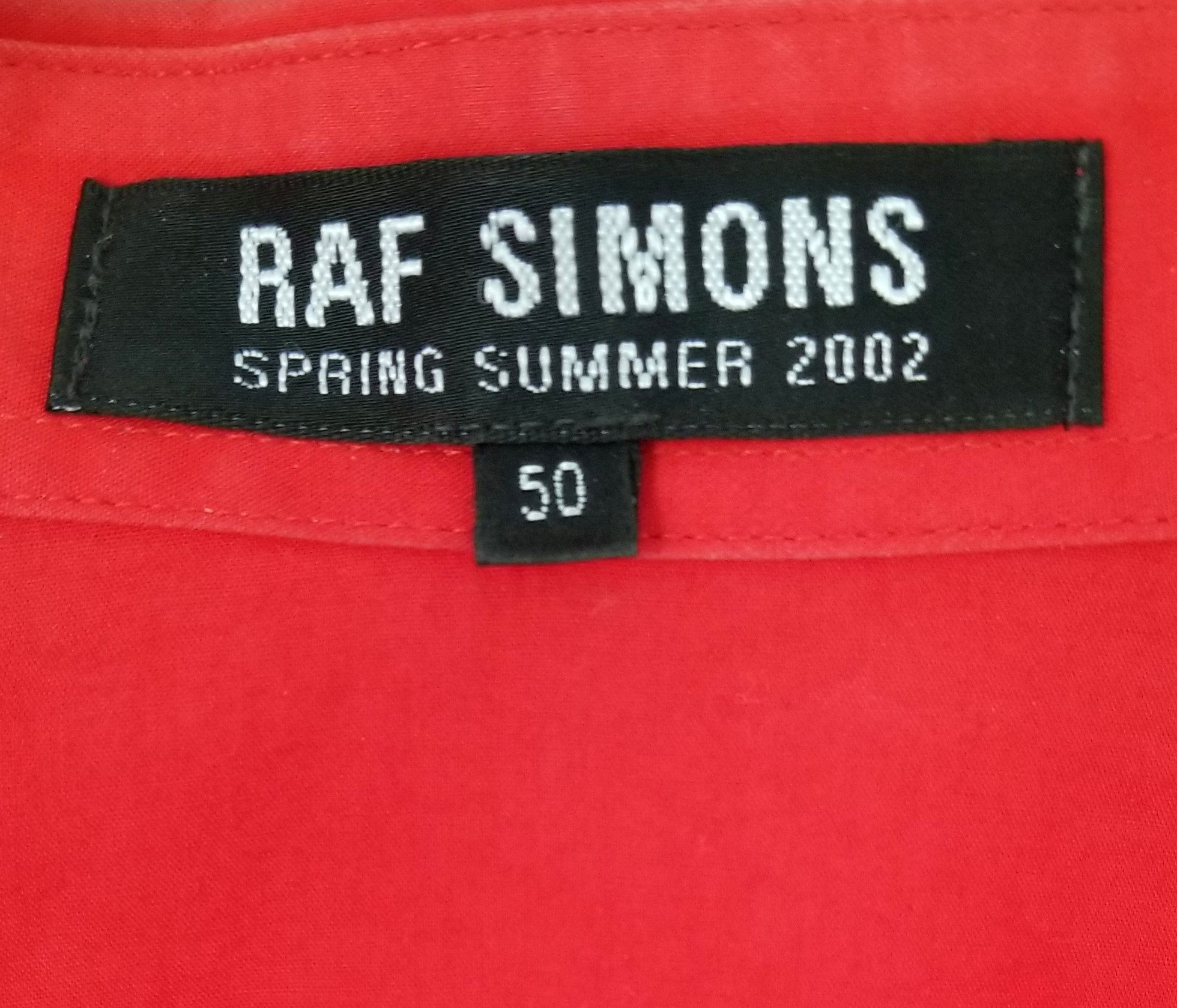 Raf Simons Raf Simons Archival Vivid Red Vibrant Cardinal Shirt Size US S / EU 44-46 / 1 - 10 Thumbnail