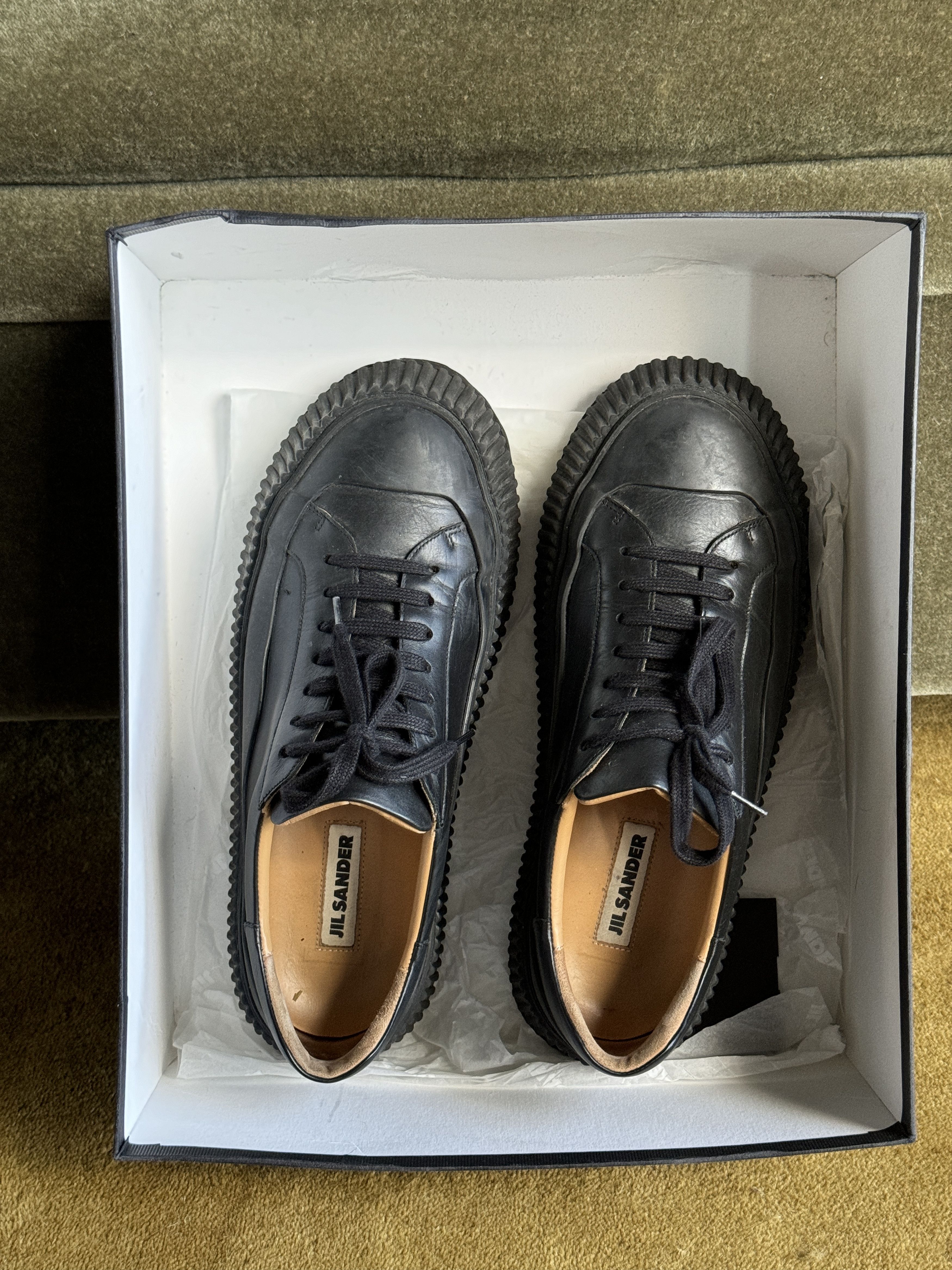 Jil Sander Jil Sander Black Mens Sneaker Size US 9 / EU 42 - 4 Thumbnail