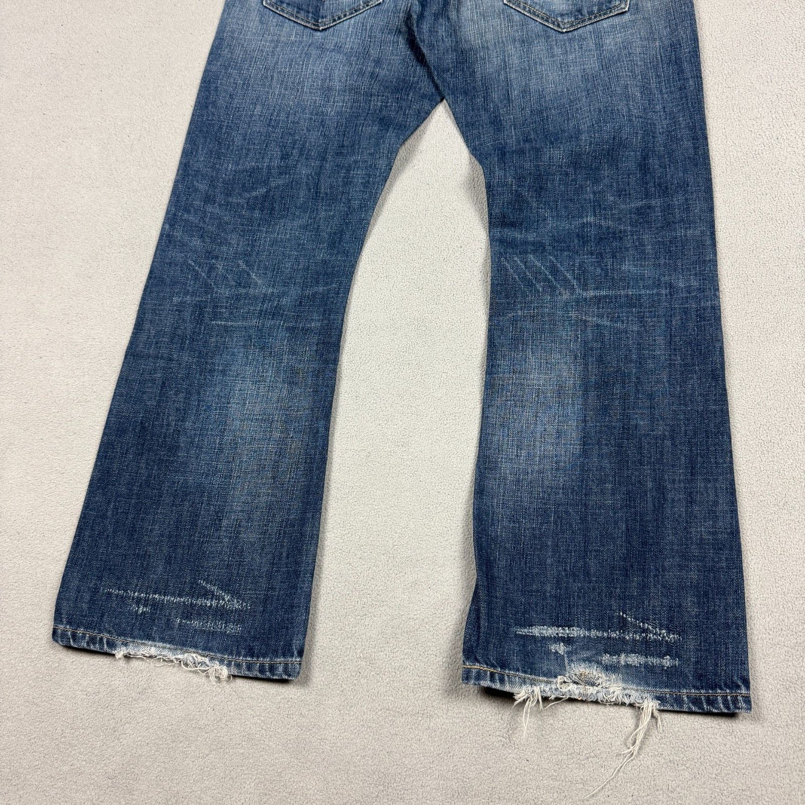 Levi's Vintage Clothing VTG Levi's RED Jeans W34 L30 Bootcut Distressed Indigo Denim Size US 34 / EU 50 - 10 Thumbnail