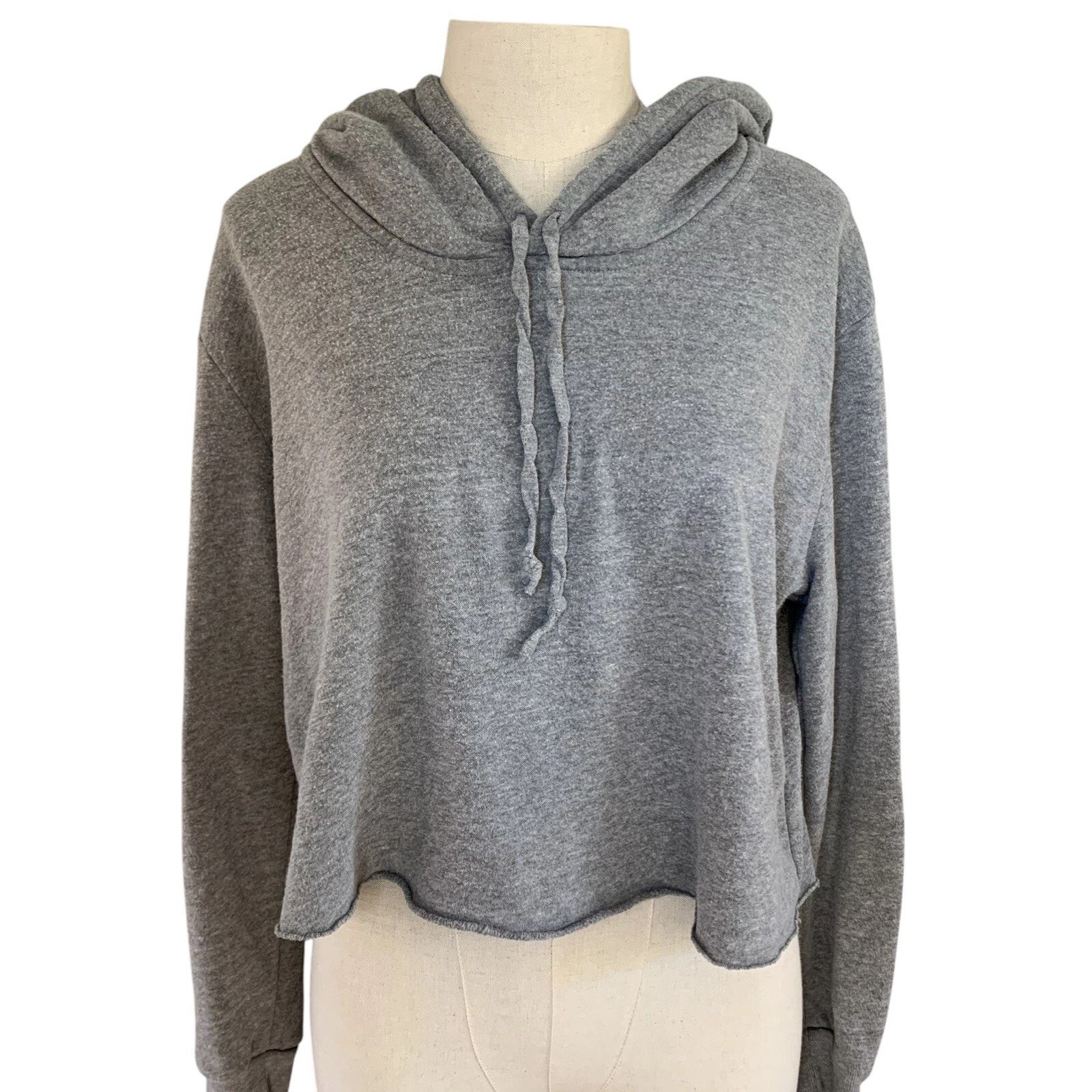 Brandy Melville Brandy Melville Made in Italy Cropped Lennon Hoodie OS Size ONE SIZE - 2 Thumbnail