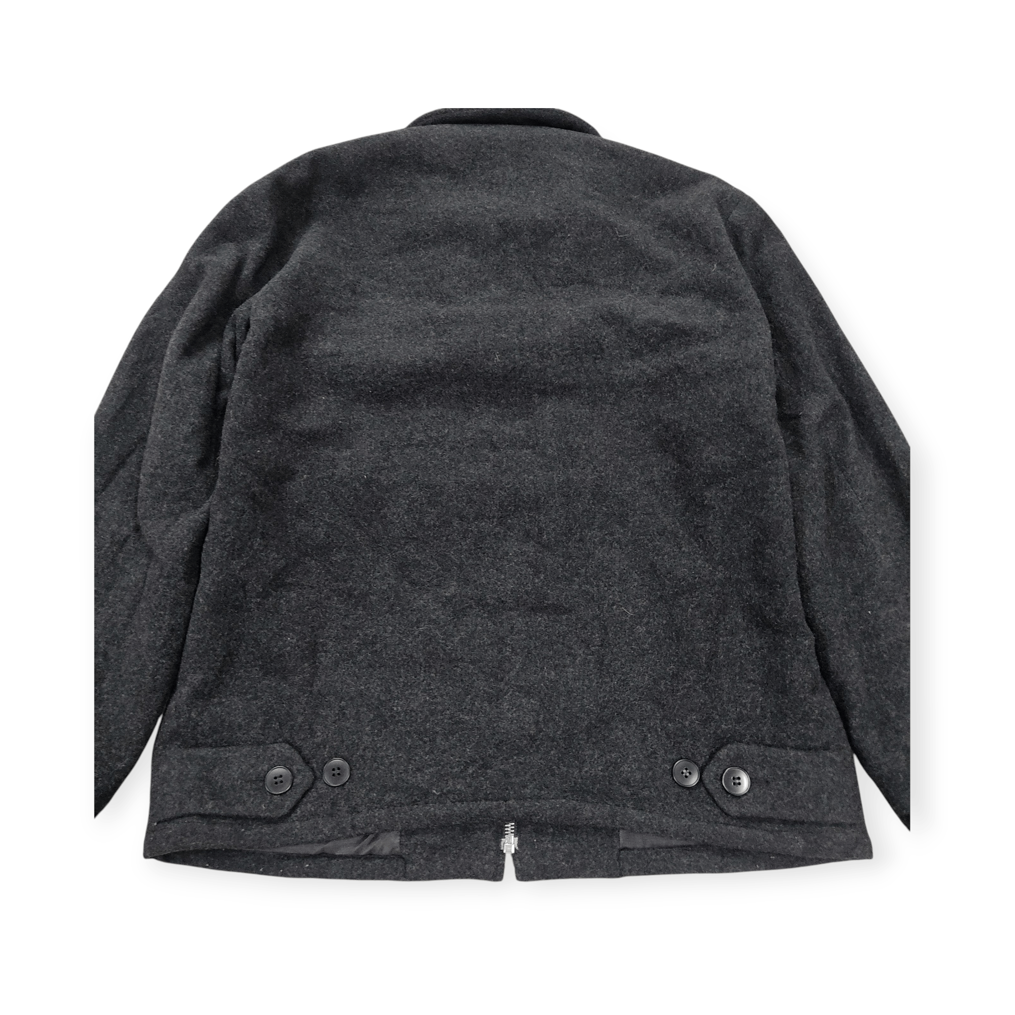 Agnes B. Homme Paris Dark Grey Wool Jacket