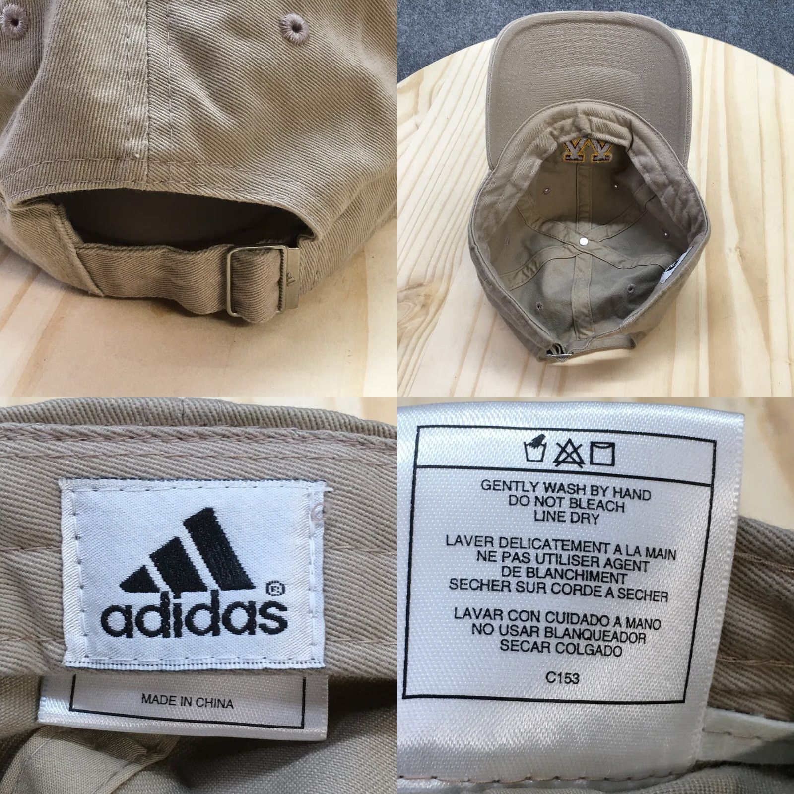 Adidas Adidas Minnesota Gophers Baseball Cap Hat OS Beige Adjustable Curved Brim Mens Size ONE SIZE - 8 Thumbnail