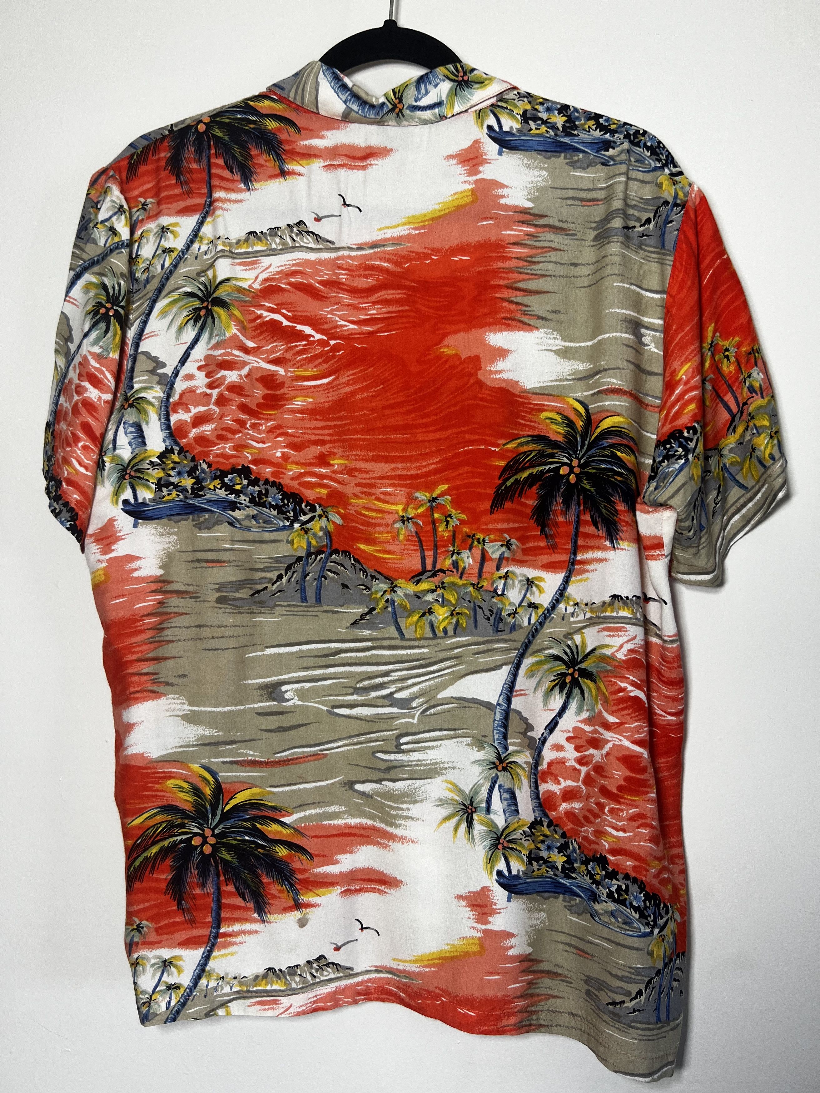 Other Vintage Ellen Parker Island Scene Hawaiian Print Button Up Size US S / EU 44-46 / 1 - 6 Thumbnail
