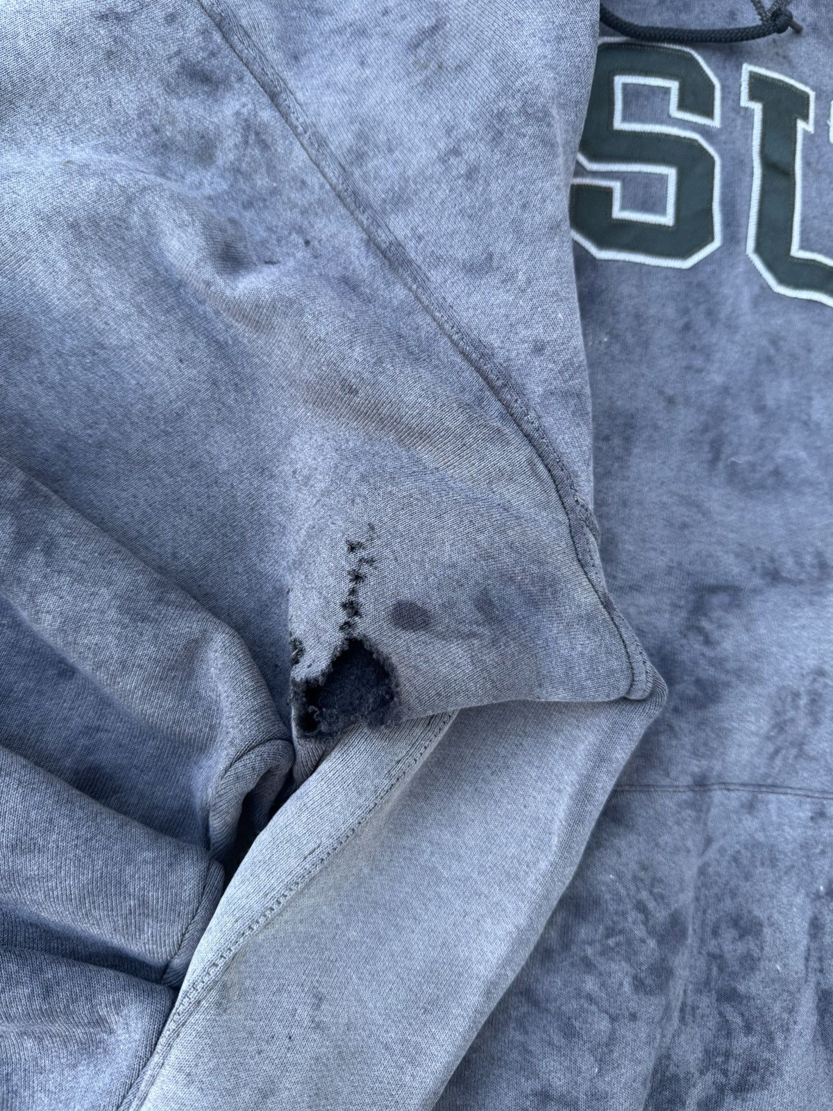 Russell Athletic Distressed Vintage Y2K Sun Faded CSUF Russell Hoodie Size US XL / EU 56 / 4 - 6 Thumbnail