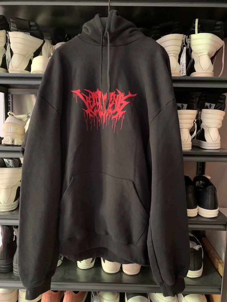 Vetements 18SS XueDizi Sanskrit Thick Hoodie