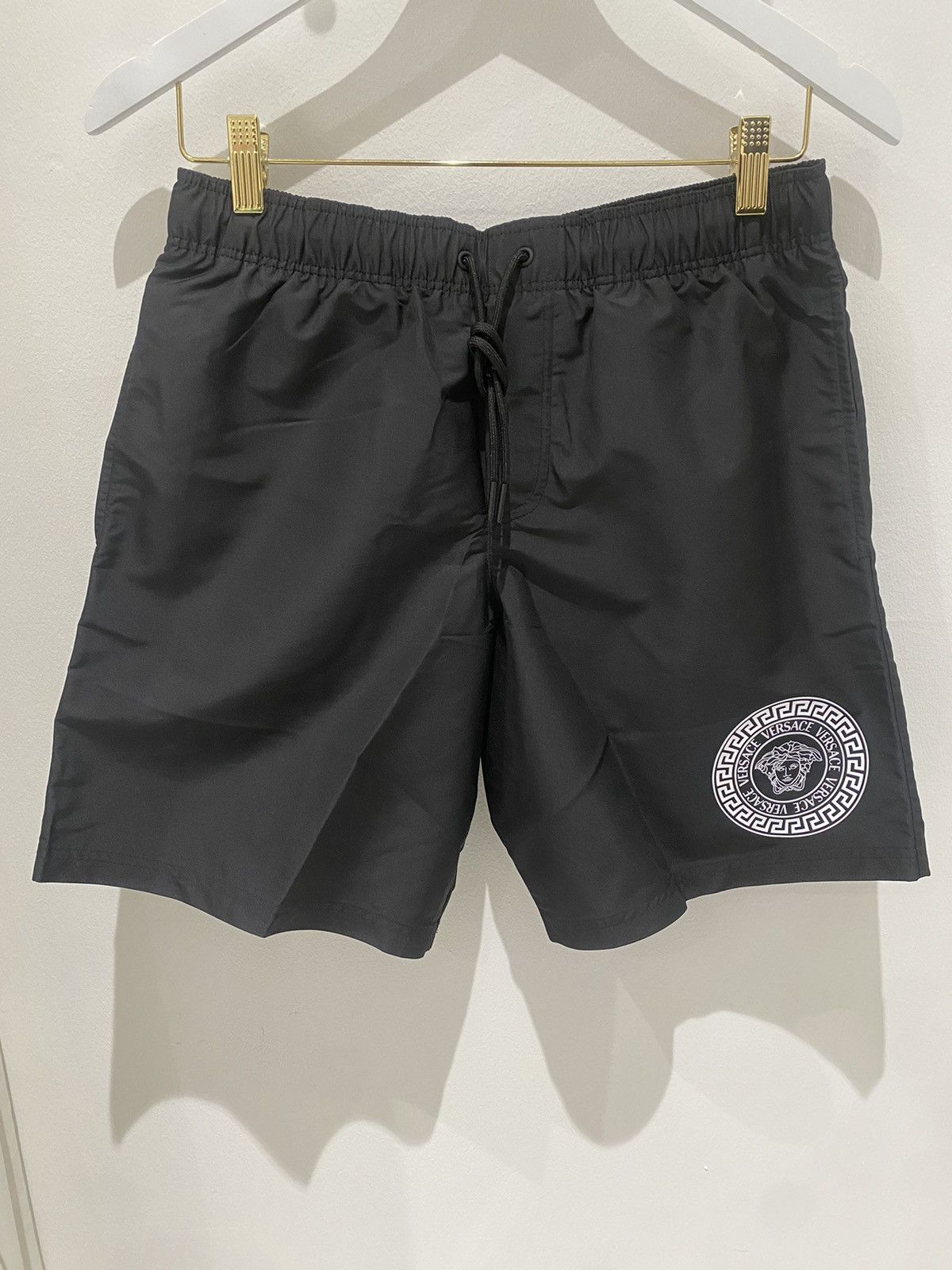 image of Versace Medusa Swim Tech Trunks Black Size 3/s, Men's