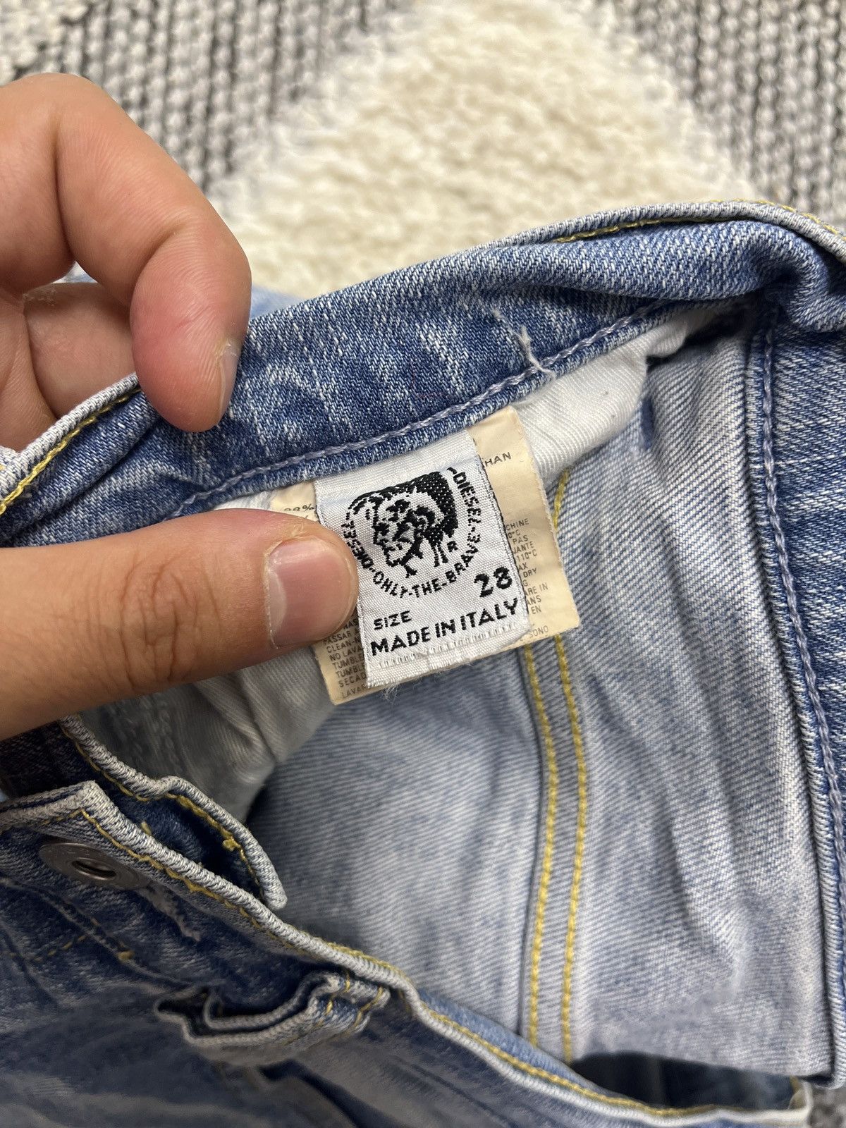 Diesel × Vintage DIESEL VINTAGE ITALY Y2K DENIM JEANS PANTS Size 28" / US 6 / IT 42 - 4 Thumbnail