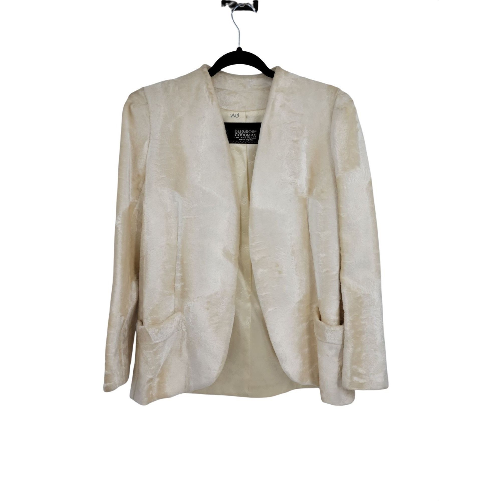 Bergdorf Goodman Vtg 50's Bergdorf Goodman On The Plaza Faux Fur Blazer Sz S Size S / US 4 / IT 40 - 1 Thumbnail