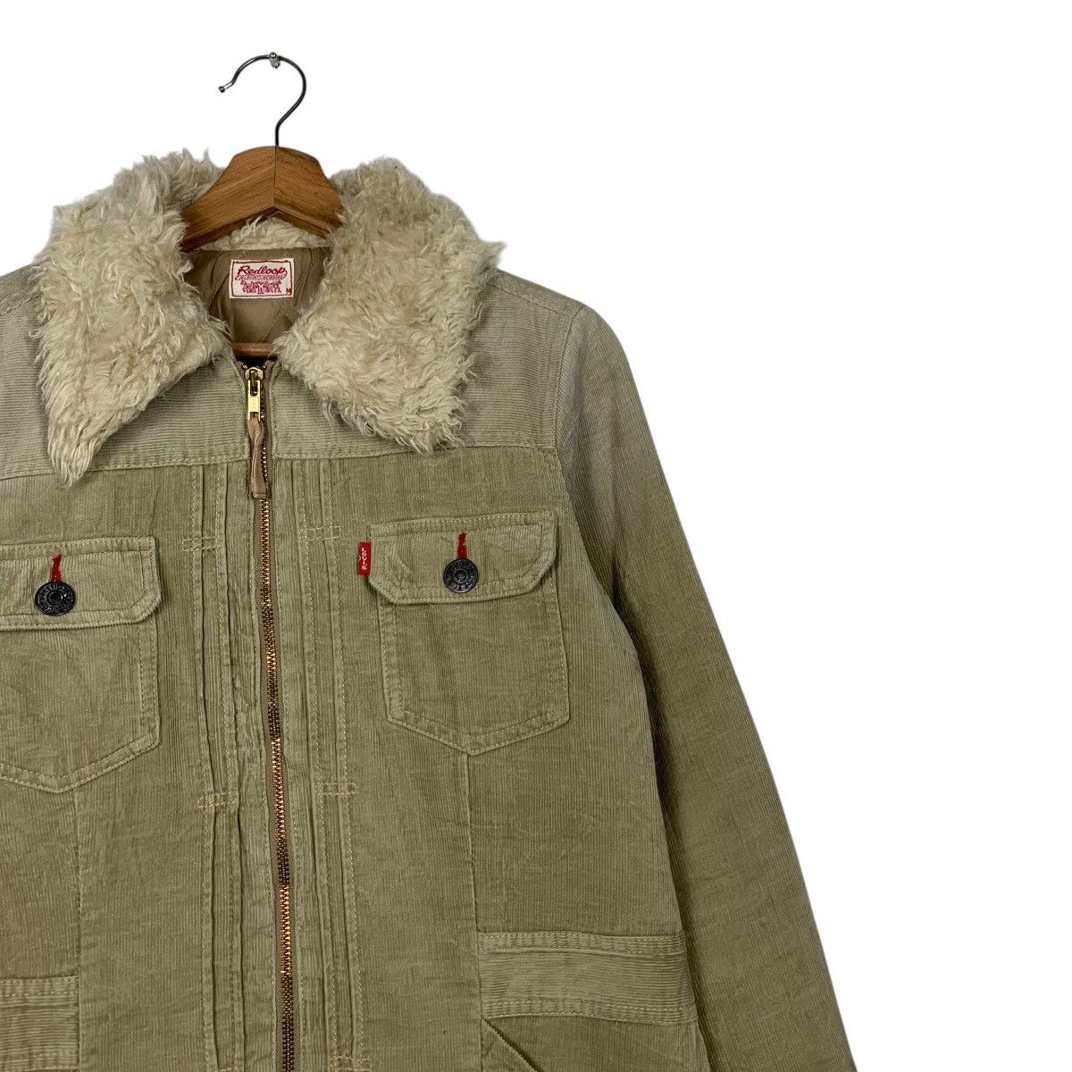 Levi's LEVIS Redloop Quilted Lining Corduroy Jacket #2383-C107 Size M / US 6-8 / IT 42-44 - 4 Thumbnail