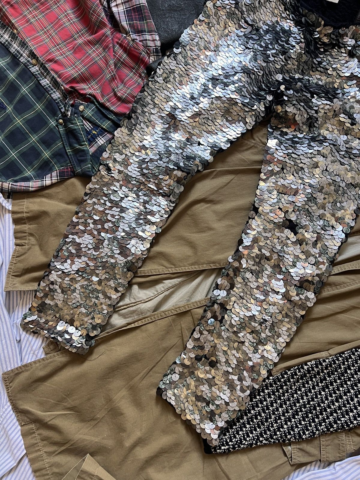 H&M × Isabel Marant Isabel Marant X H&M Pour Mermaid Leggings Stretching Pants Size 28" / US 6 / IT 42 - 7 Thumbnail