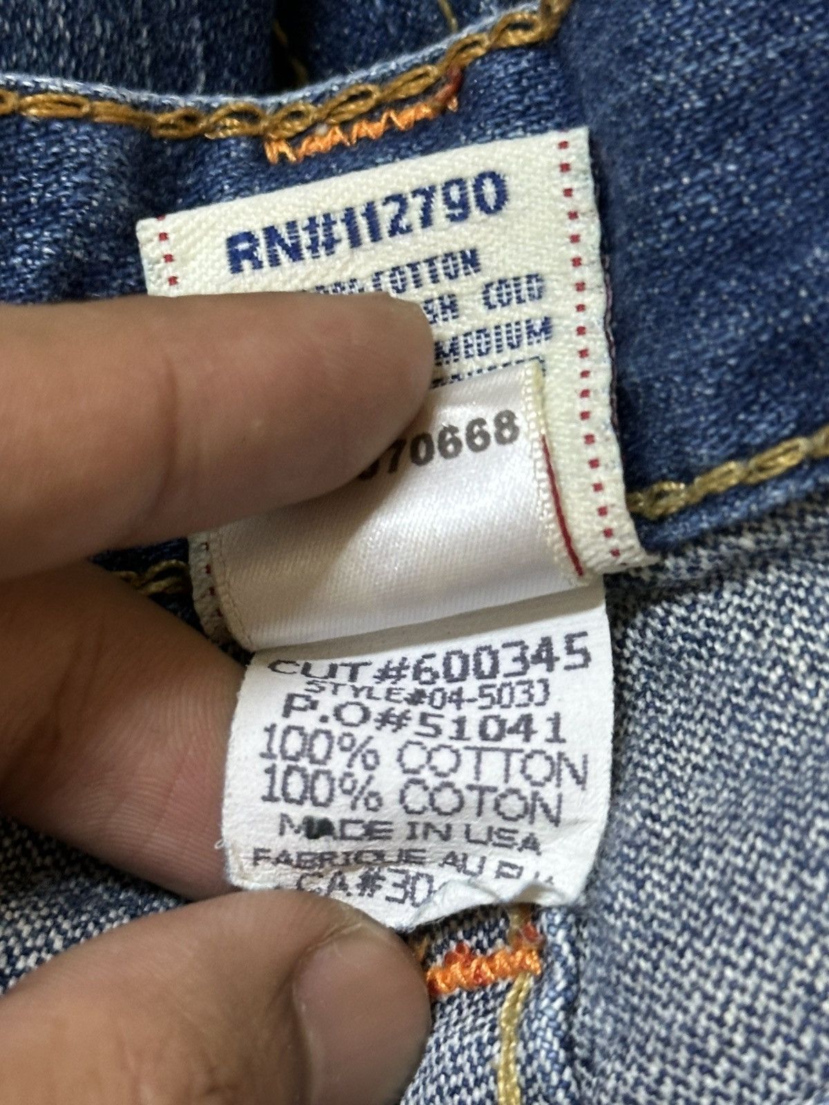 True Religion Vintage Usa True Religion Blue Faded Wash Bootcut Jeans Size 27" / US 4 / IT 40 - 12 Thumbnail