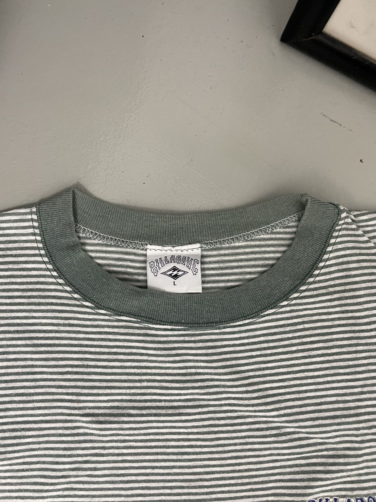 Billabong Vintage Billabong Stripe 100% Cotton Size US L / EU 52-54 / 3 - 4 Thumbnail