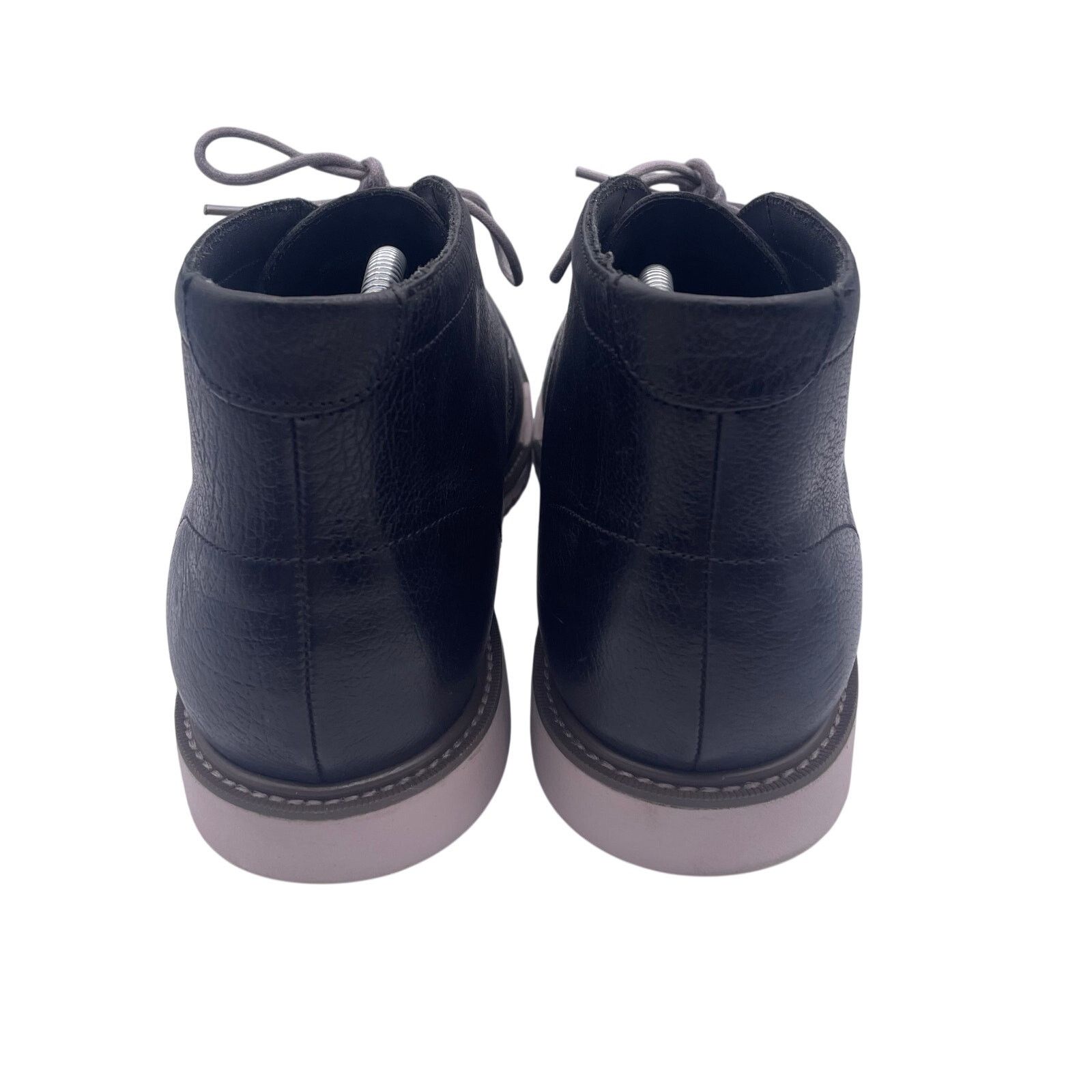 Cole Haan Cole Haan Grand OS Chukka Leather Boots Black Light Ankle Size US 10.5 / EU 43-44 - 4 Thumbnail