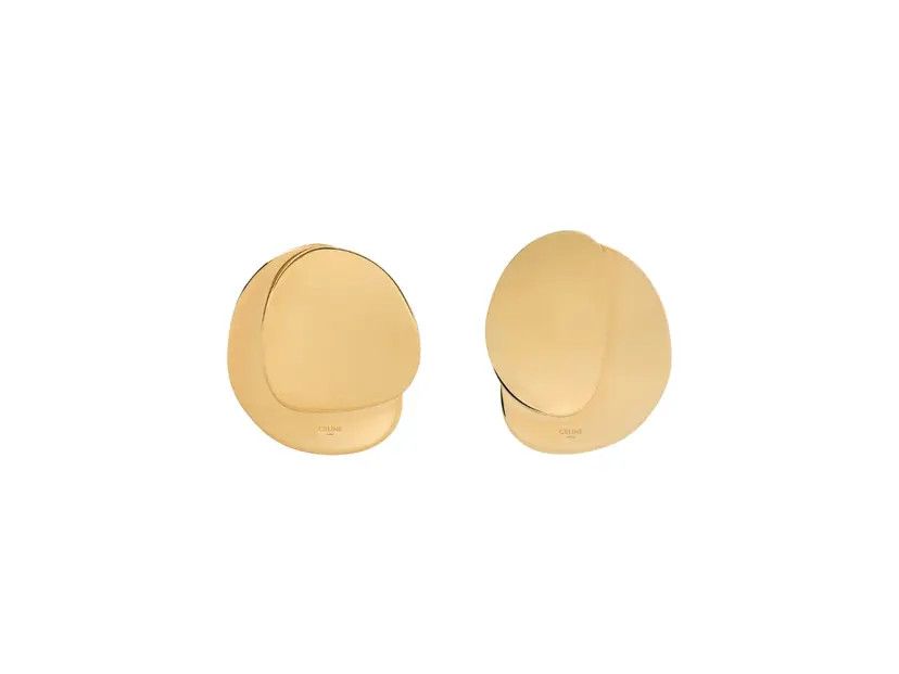 Celine o1bcso1str0526 461CE6BRA Size: OS / Petale Earrings in Gold Size ONE SIZE - 1 Thumbnail