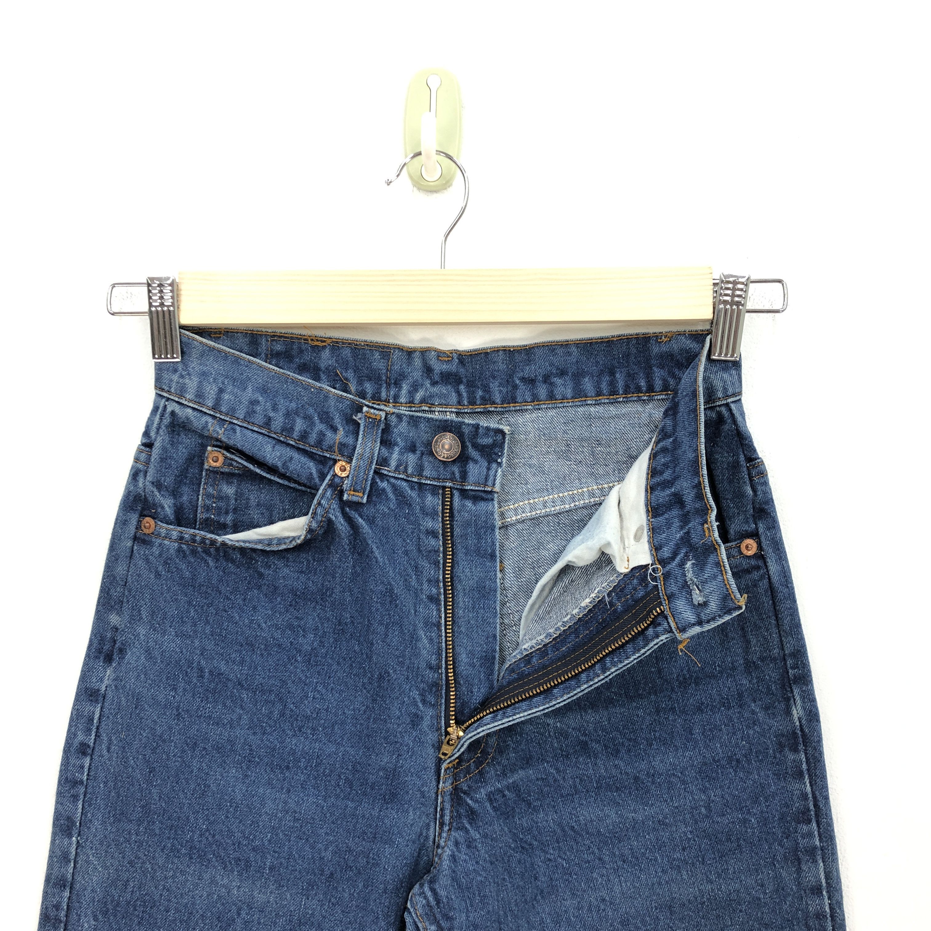 Levi's 80s True Vintage Levis 517 Bell Bottom Orange Tab Jeans Size 26" / US 2 / IT 38 - 6 Thumbnail