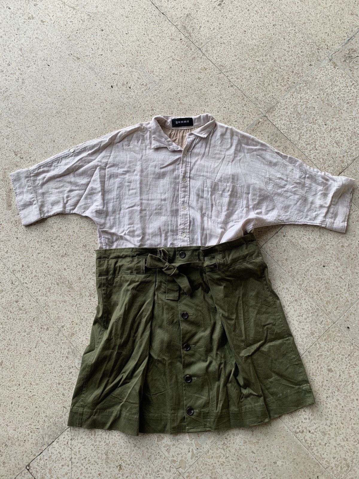 Designer × Japanese Brand × gomme Gomme Homme mini dress Size M / US 6-8 / IT 42-44 - 1 Thumbnail