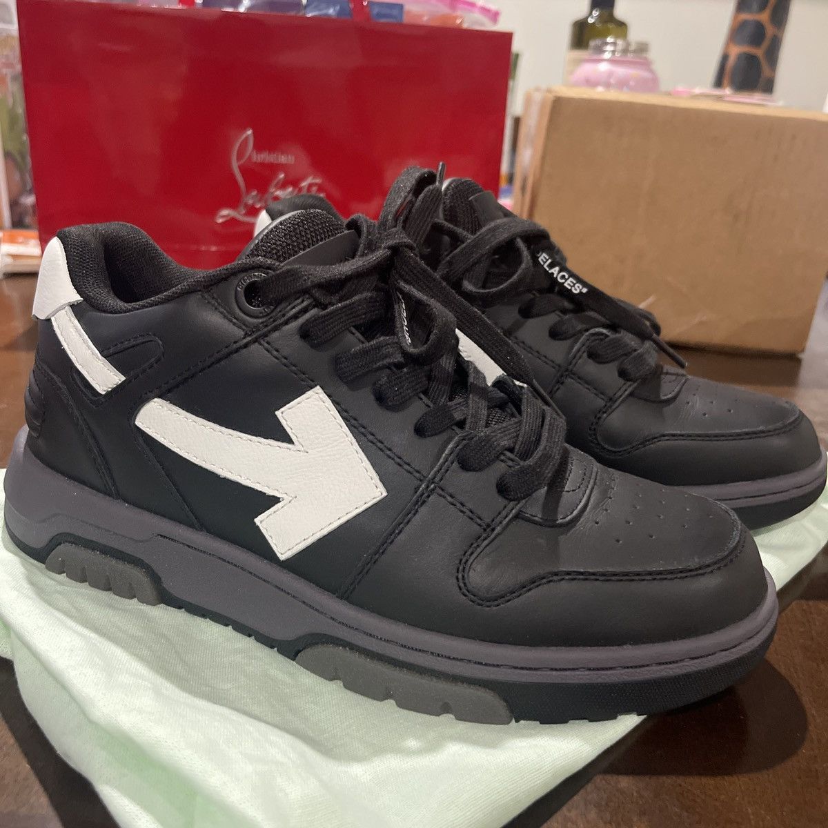 Off-White Women Off White Out Of Office Size 38 WITH NO BOX Or ZIP TIE Size US 8 / IT 38 - 1 Thumbnail