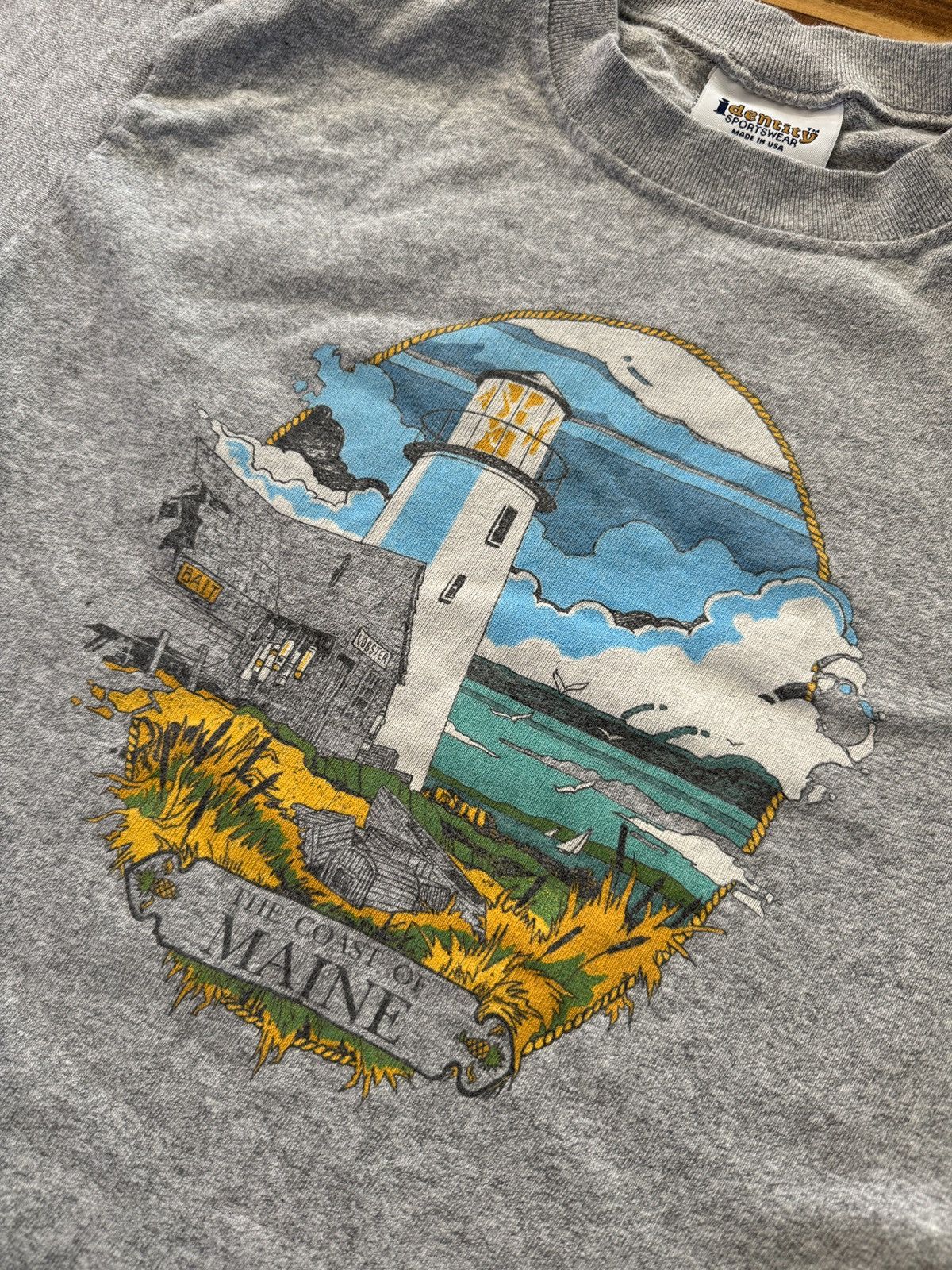 Vintage Vintage made in USA coast of Maine shirt Size US M / EU 48-50 / 2 - 2 Thumbnail