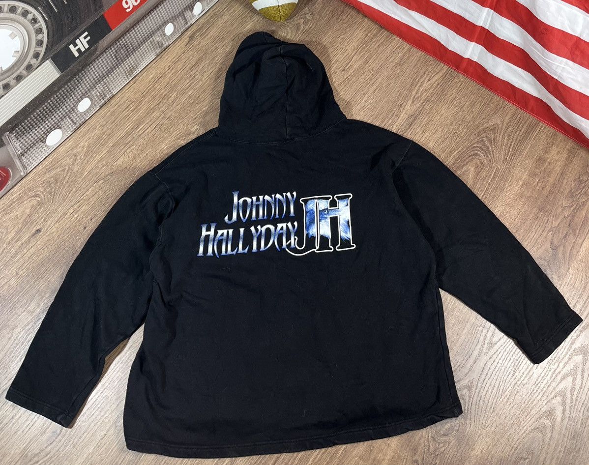 Band Tees Johnny Hallyday 90s Very Rare Hoodie Size US XL / EU 56 / 4 - 10 Thumbnail
